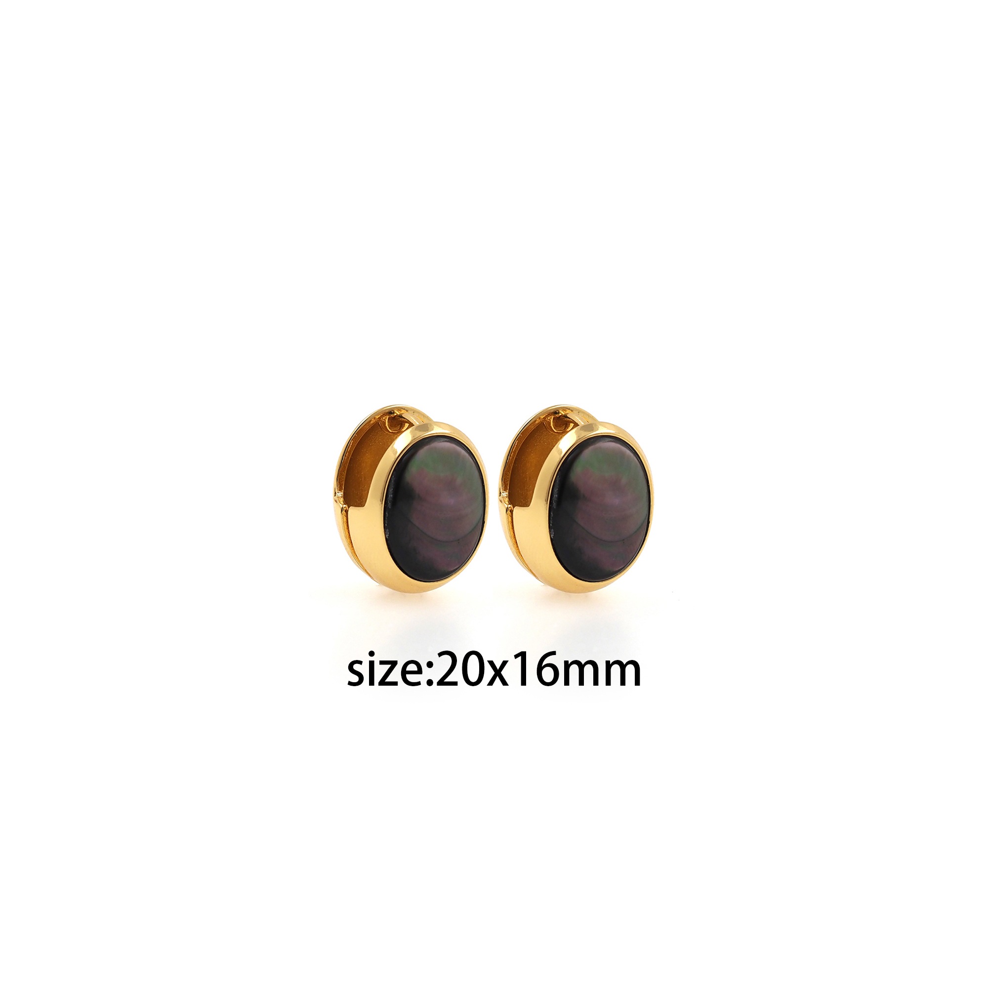 18K Gold Filled Oval Hoop Earrings,Dainty Earrings,Thick Hoops,Gold Oval Hoops,Minimalist Hoops