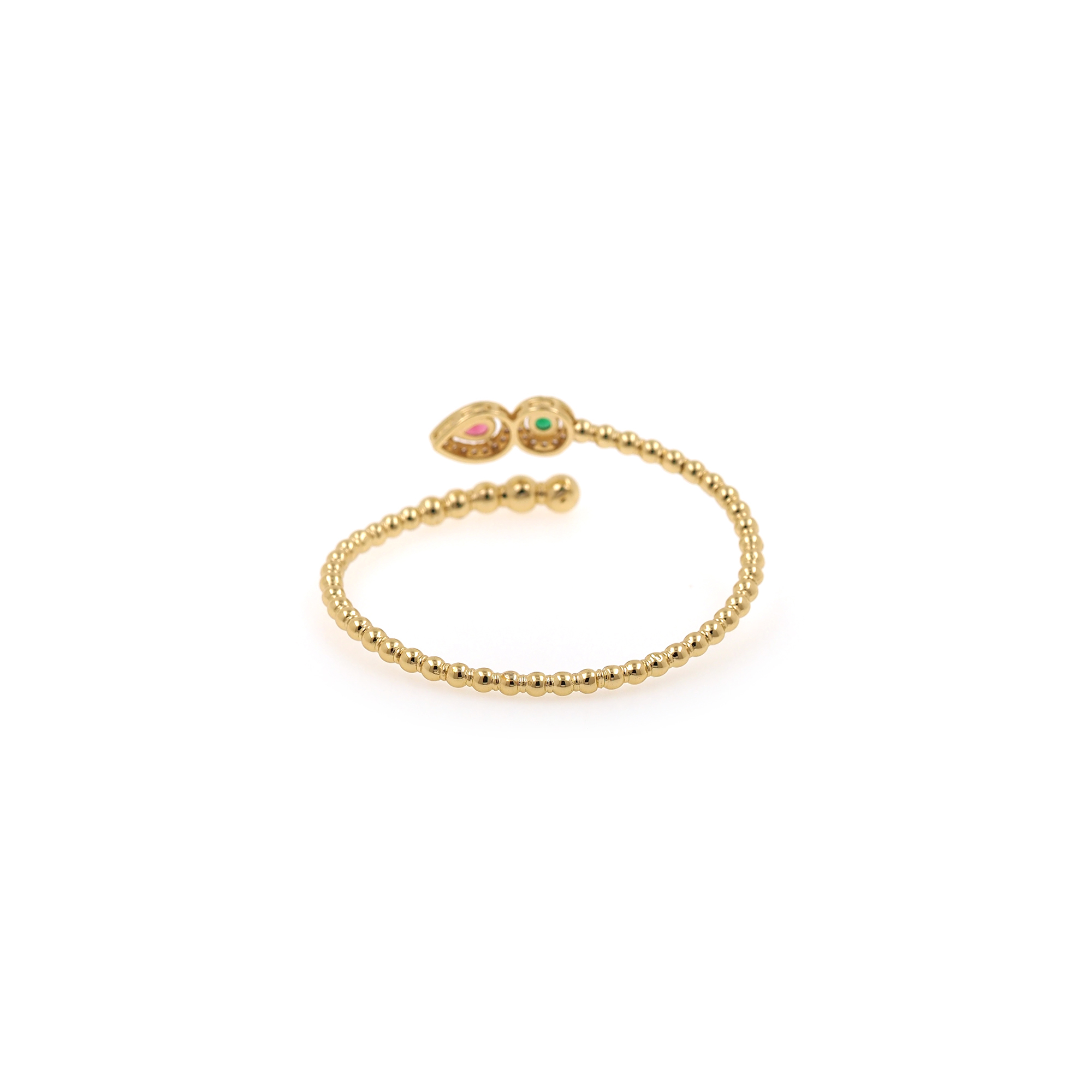 18K Gold Filled CZ Bangle,Zirconia Bracelet,Cuff Bangle Bracelet For Women,Everyday Bracelet,Gift for Her