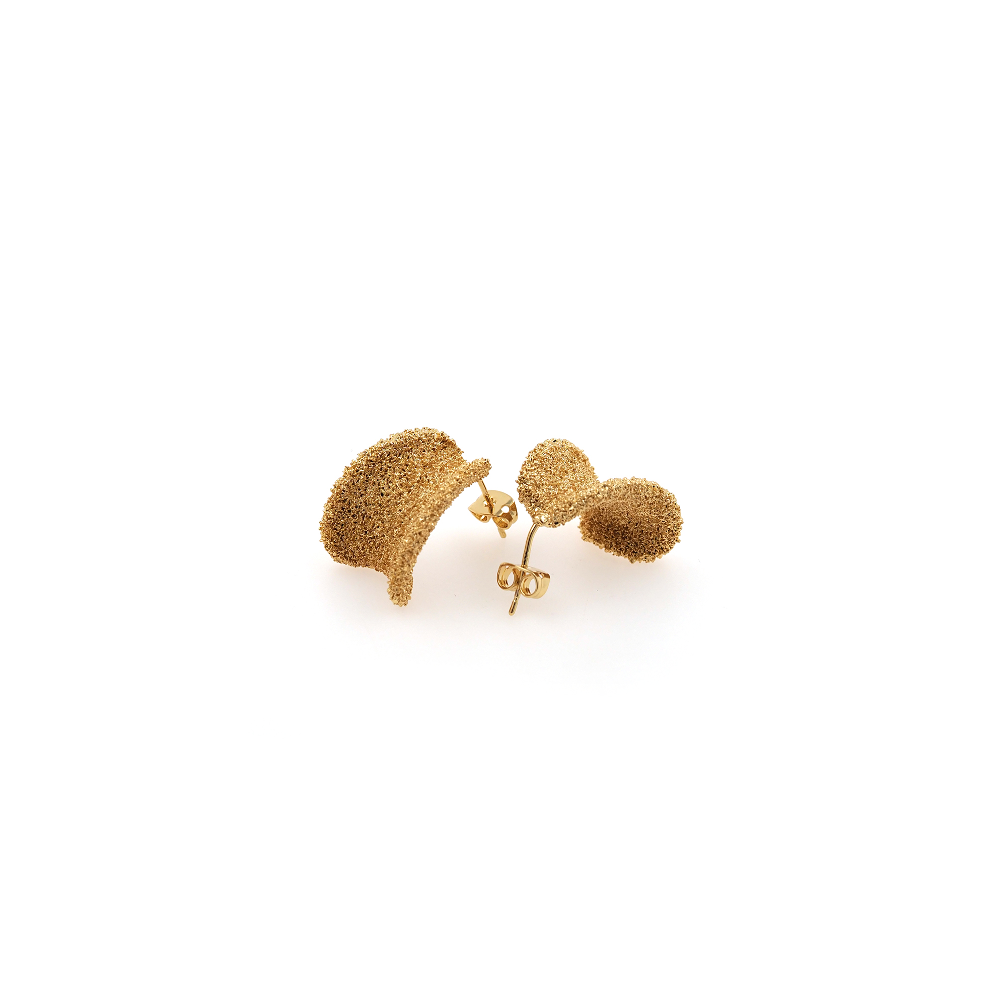 18K Gold Filled Irregular Stud Earrings,Geometric Earrings,Textured Stud,Dainty Earrings,Minimalist Earring,Gift for Wife