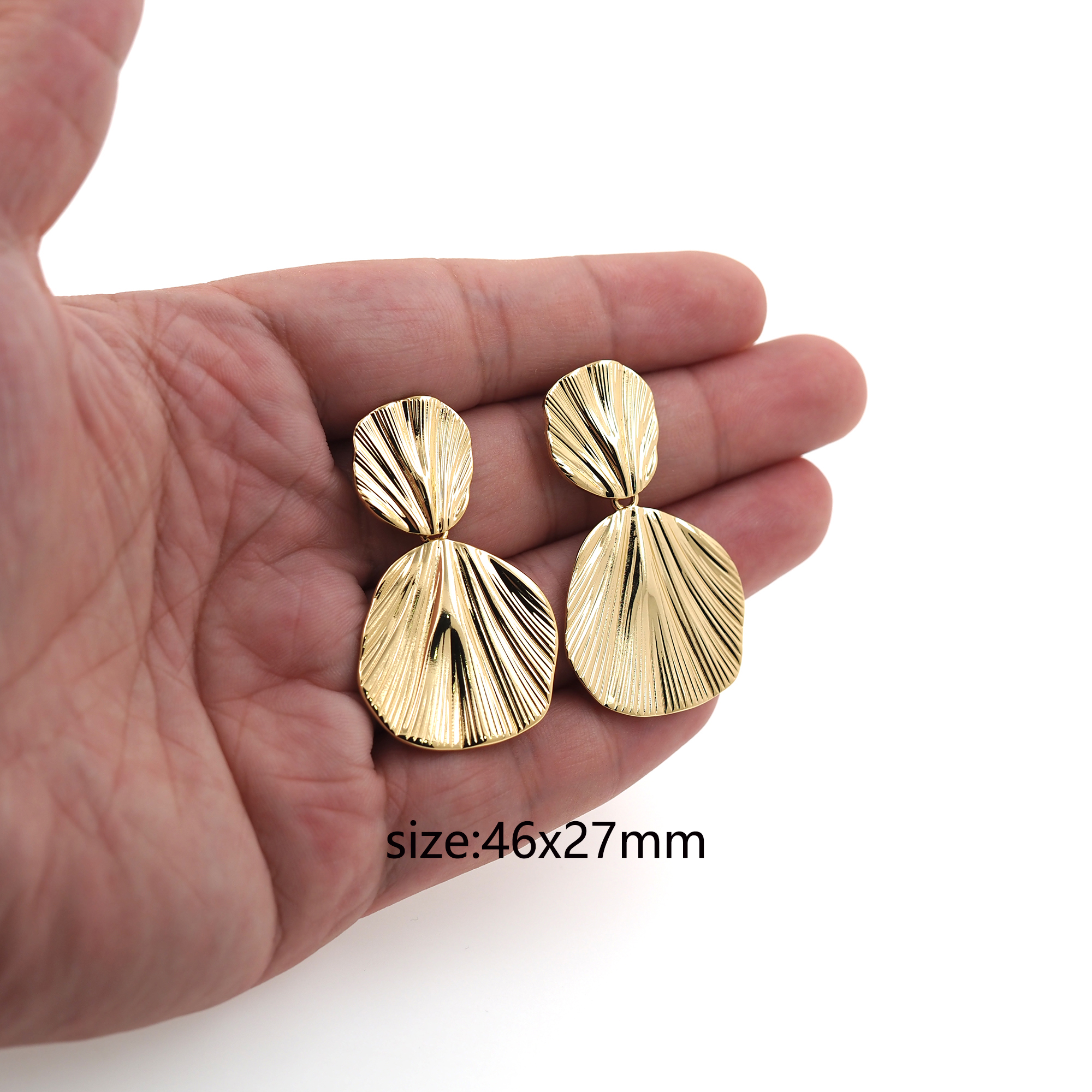 18K Gold Filled Round Stud Earrings,Dangle Earring,Disc Earrings,Dainty Earrings,Minimalist Earring,Gift for Wife