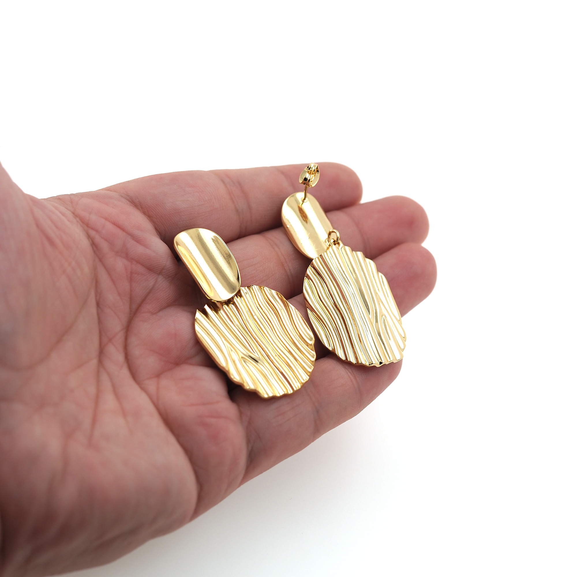 18K Gold Filled Oval Stud Earrings,Dangle Earring,Oval Earrings,Dainty Earrings,Minimalist Earring,Gift for Wife