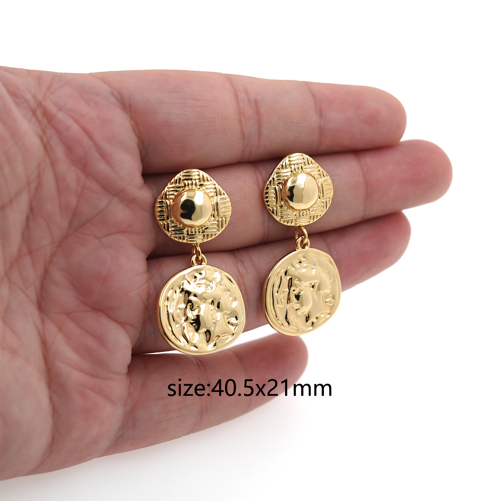 18K Gold Filled Portrait Stud Earrings,Dangle Earring,Portrait Earrings,Dainty Earrings,Minimalist Earring,Gift for Wife