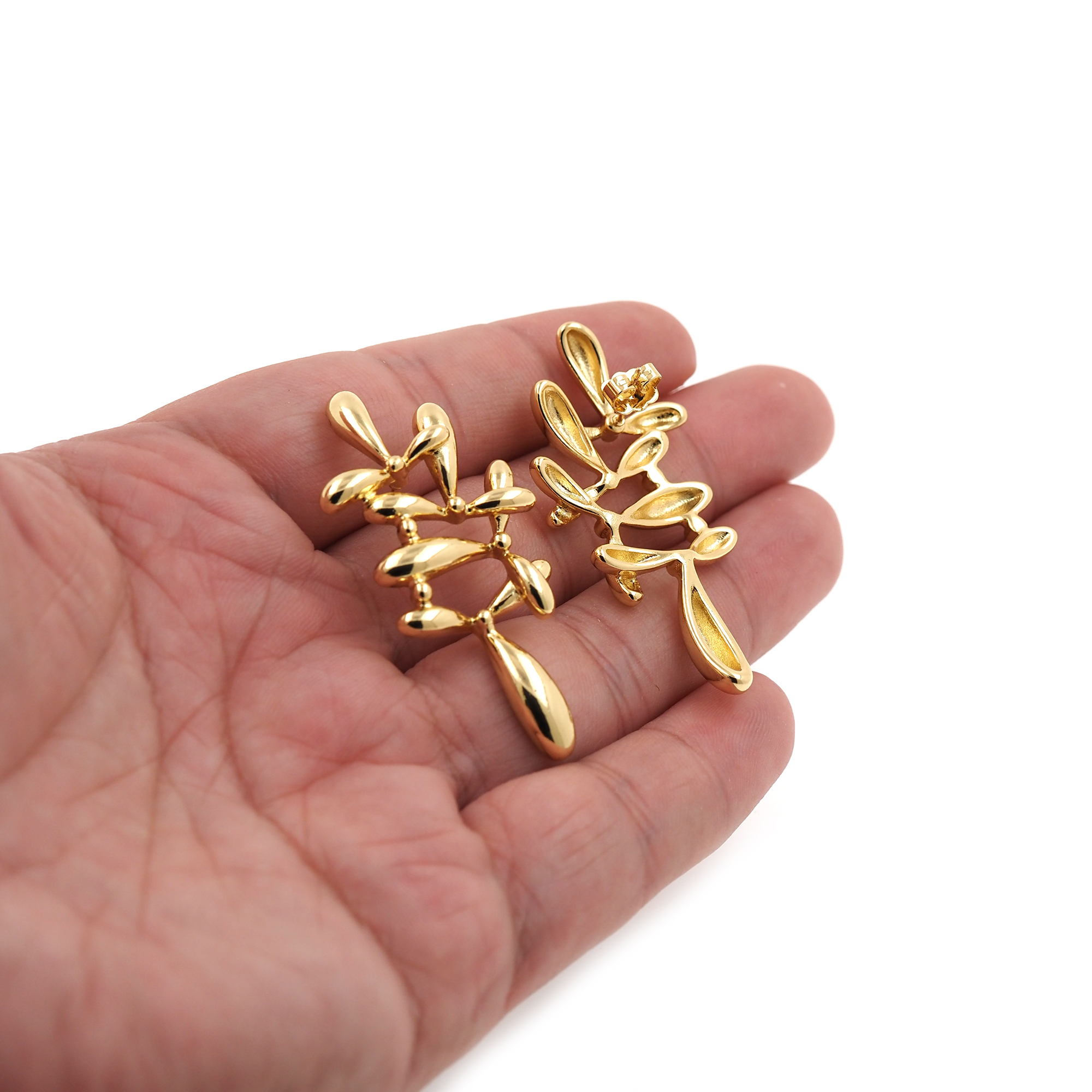 18K Gold Filled Irregular Stud Earrings,Geometric Earrings,Dainty Earrings,Minimalist Earring,Gift for Wife