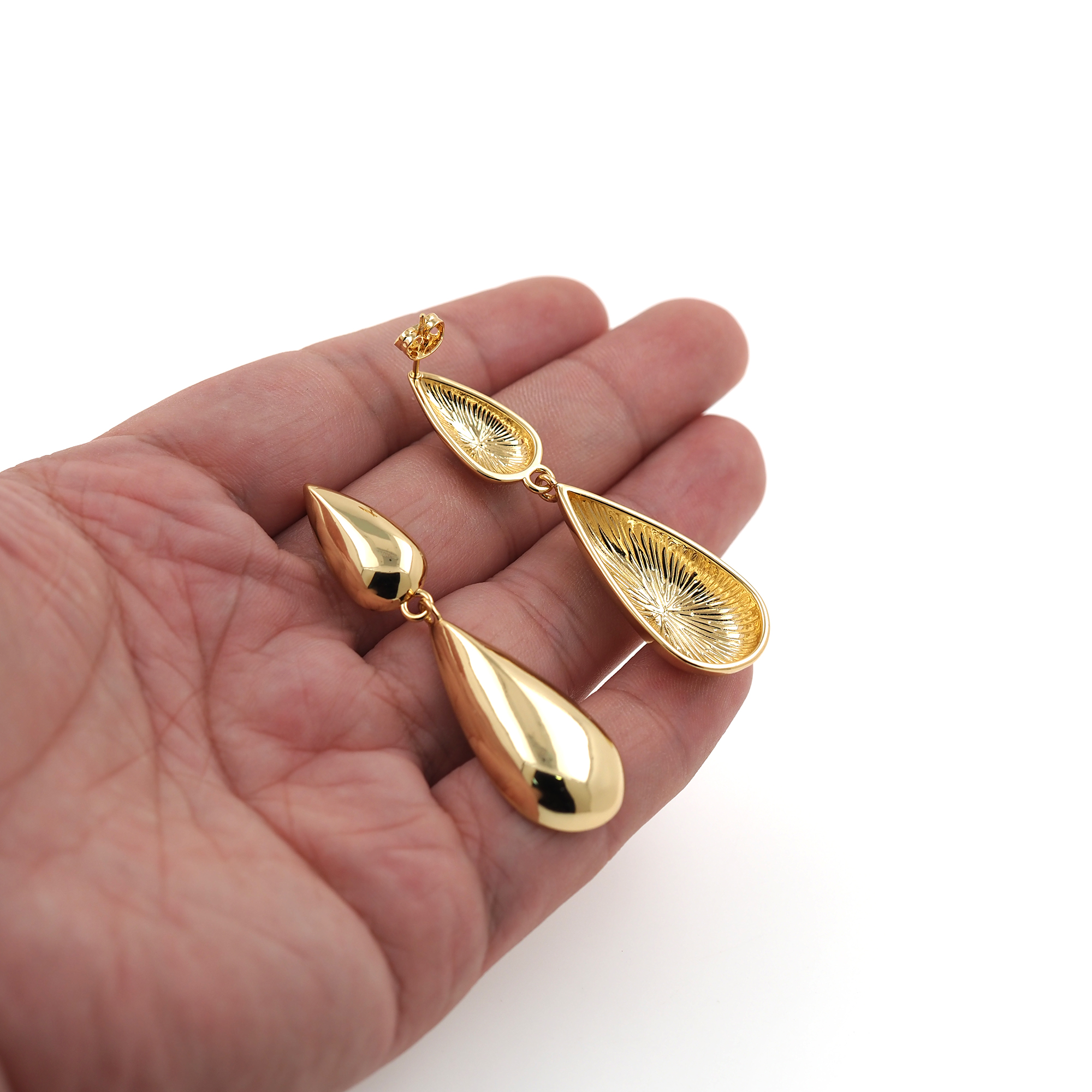 18K Gold Filled Teardrop Stud Earrings,Dangle Earring,Water Drop Earrings,Dainty Earrings,Minimalist Earring,Gift for Wife