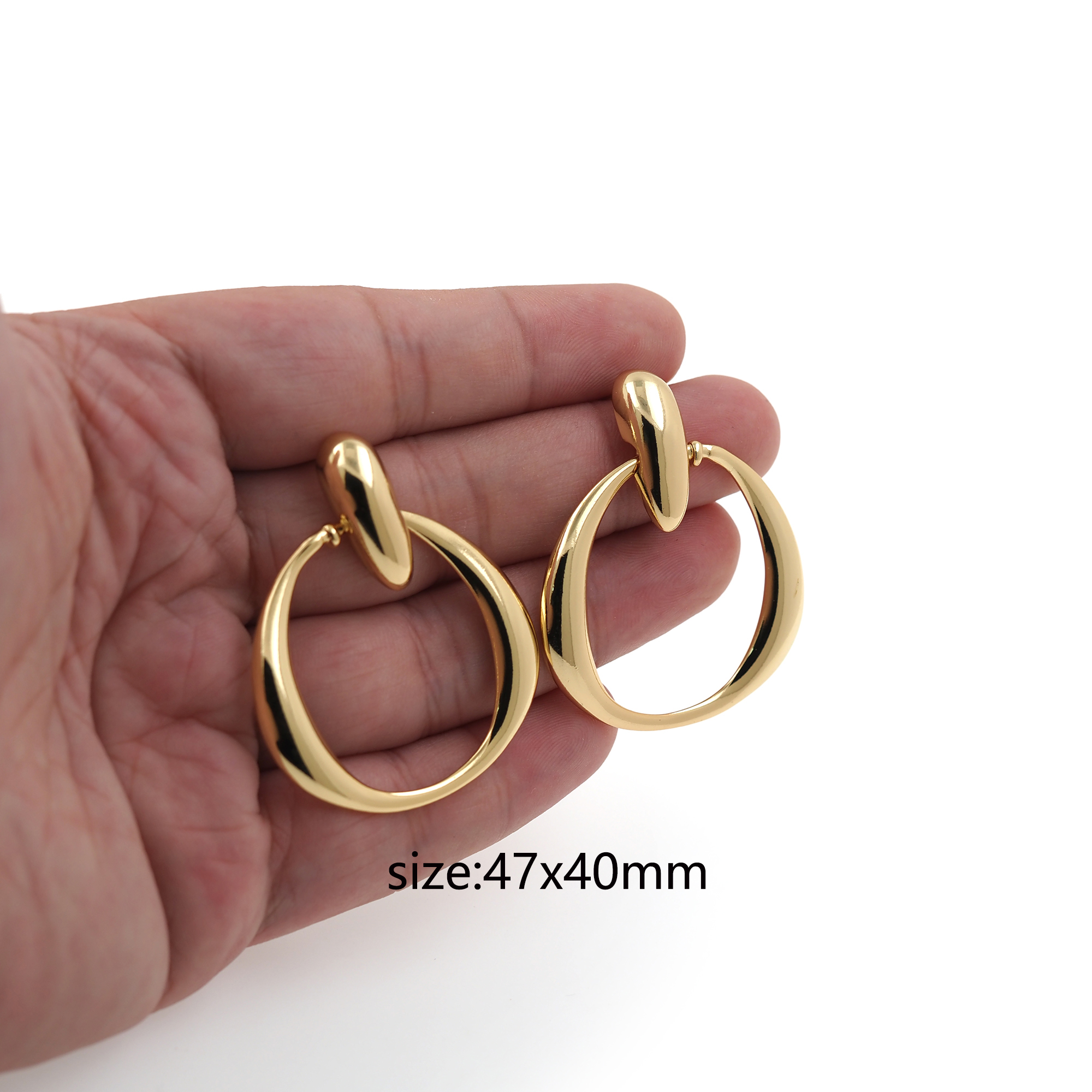 18K Gold Filled Round Stud Earrings,Dangle Earring,Round Earrings,Dainty Earrings,Minimalist Earring,Gift for Wife