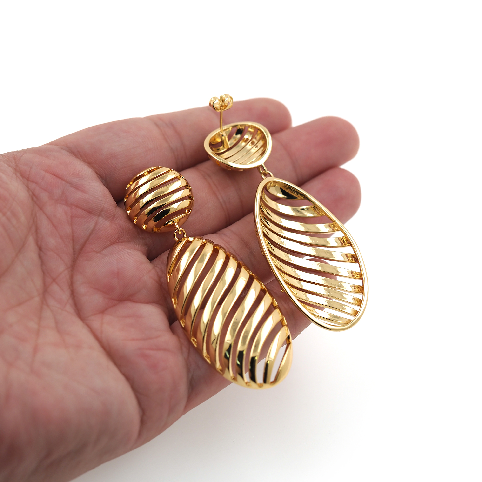 18K Gold Filled Oval Stud Earrings,Dangle Earring,Oval Earrings,Dainty Earrings,Minimalist Earring,Gift for Wife