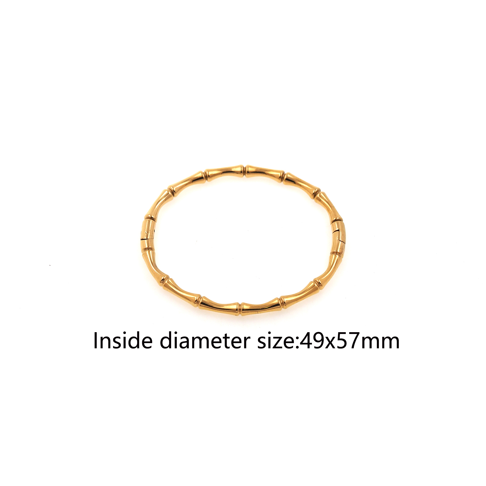 18K Gold Filled Bamboo Bangle For Women,Minimalist Bracelet,Cuff Bangle Bracelet,Everyday Bracelet,Gift for Her