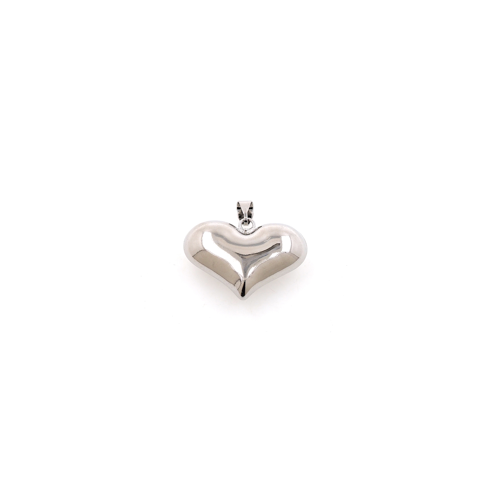 18K Gold Filled Heart Pendant,Dainty Heart Charm Earrings Necklace for DIY Jewelry Making Supply