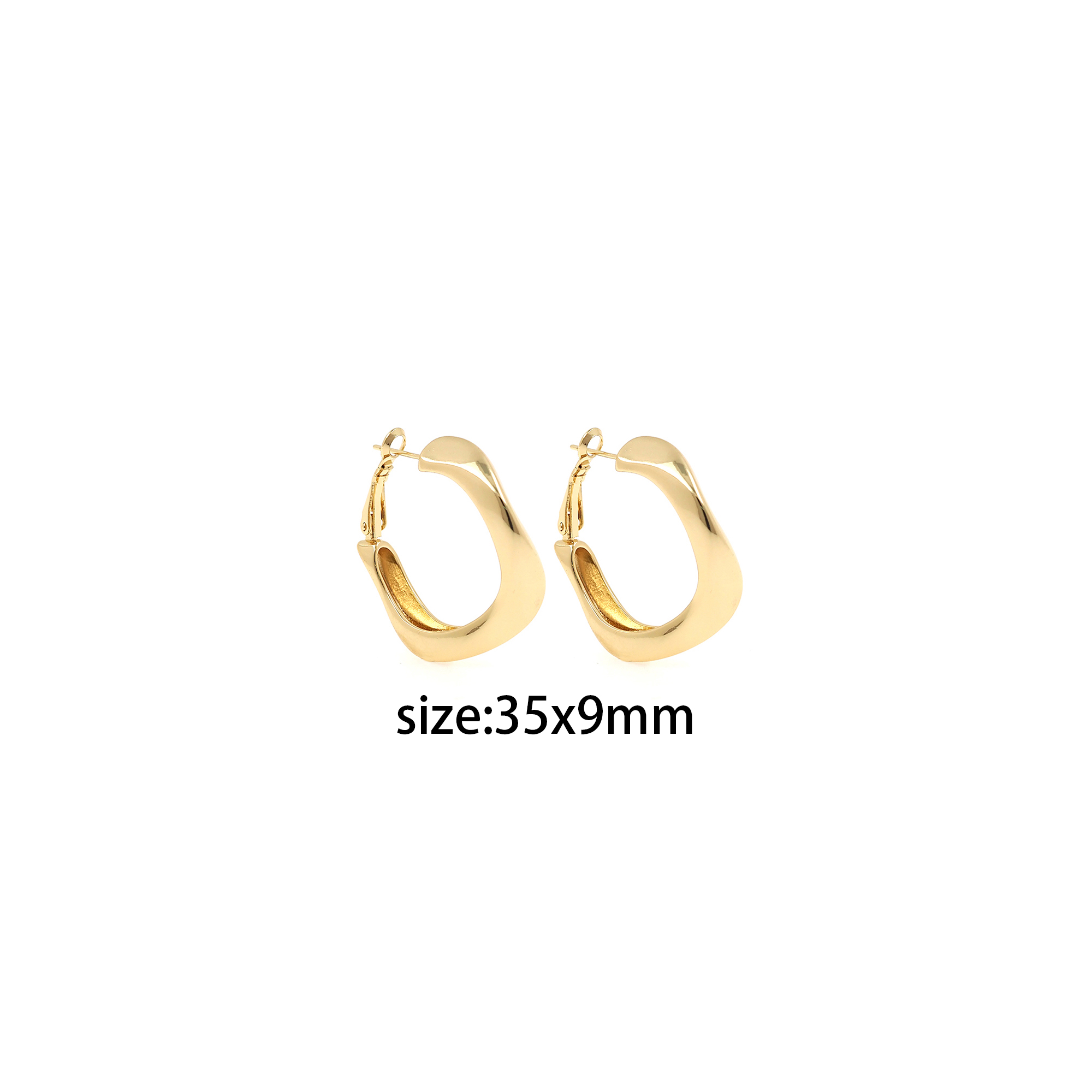 18K Gold Filled Square Hoop Earring,Minimalist Earrings,Dainty Hoops,Huggie Earrings,Gift for Her