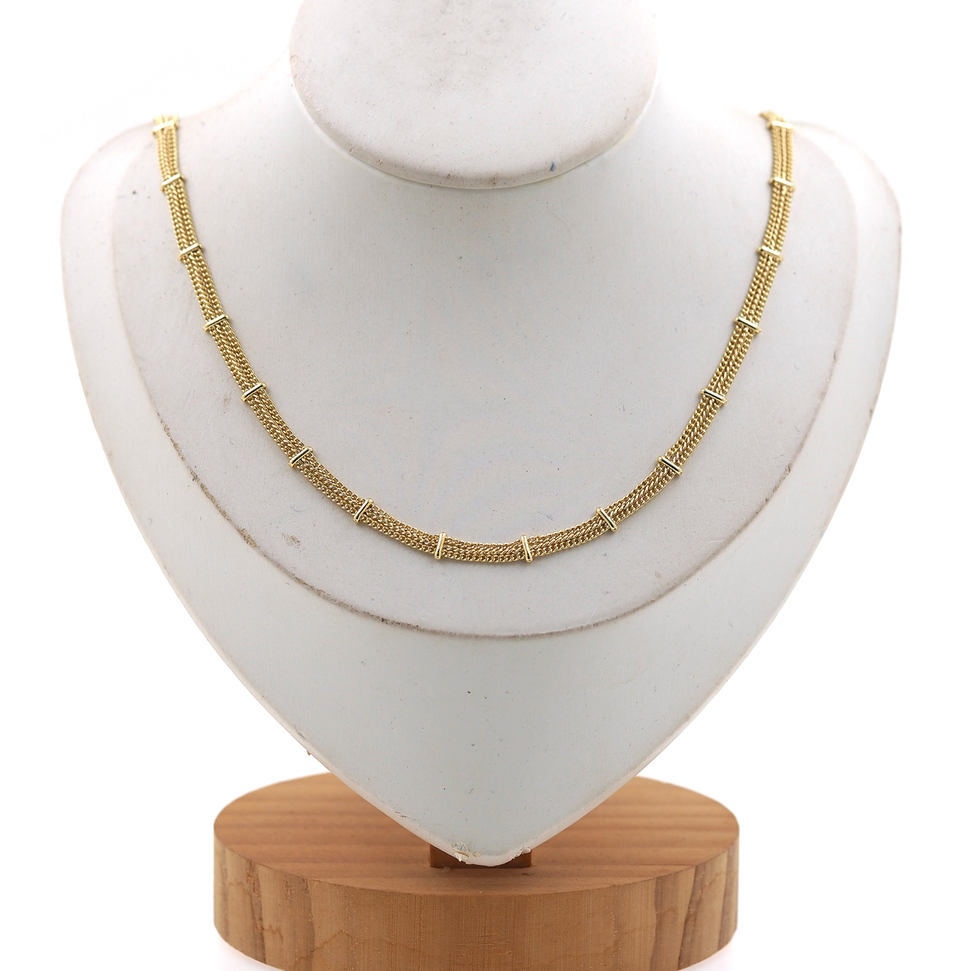 18K Gold Filled Curb Chain Necklace,Link Chain Necklace,Thin Cuban Chain,Minimalist Necklace,Adjustable Necklace