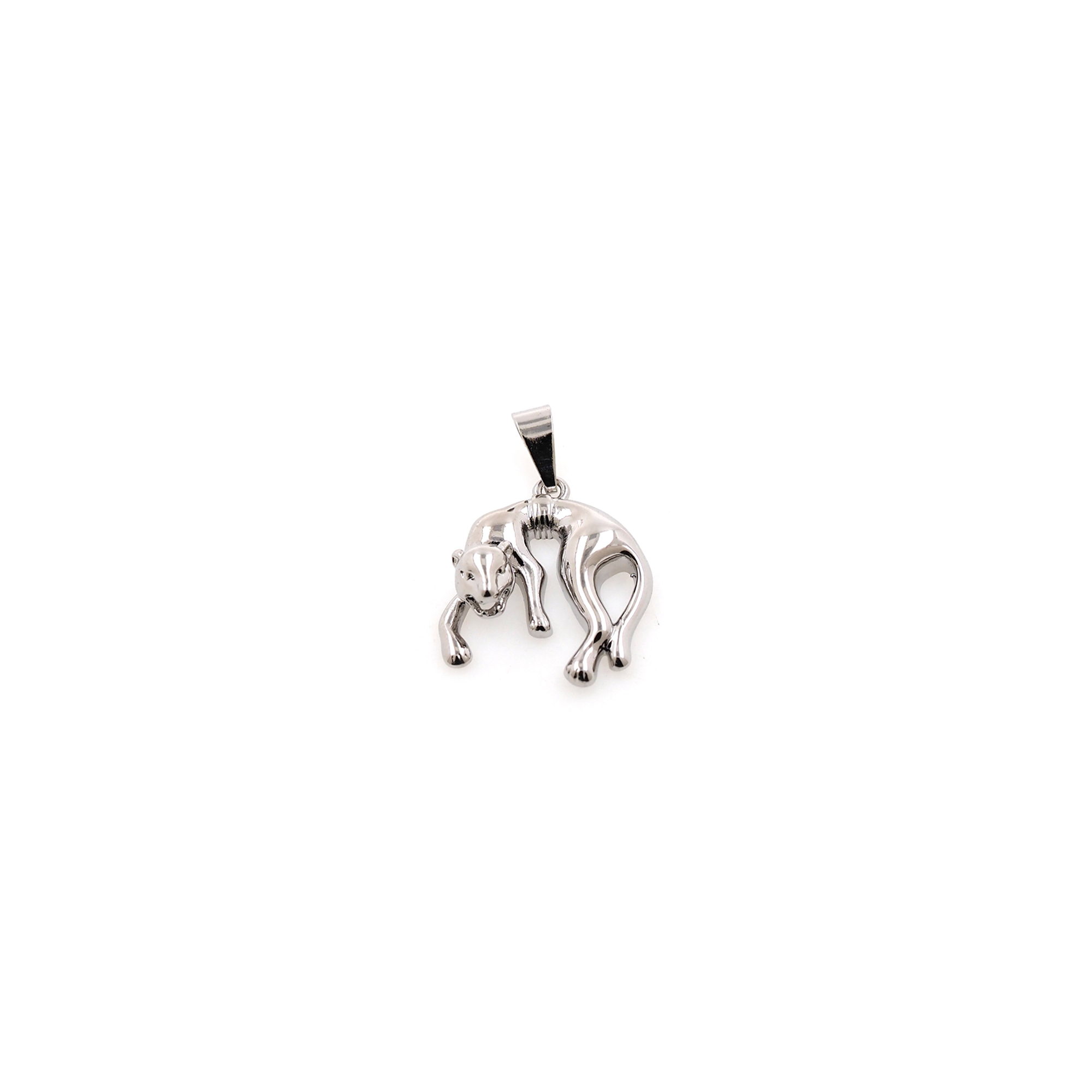 18K Gold Filled Leopard Pendant,Animal Charm Earrings Necklace for DIY Jewelry Making Supply