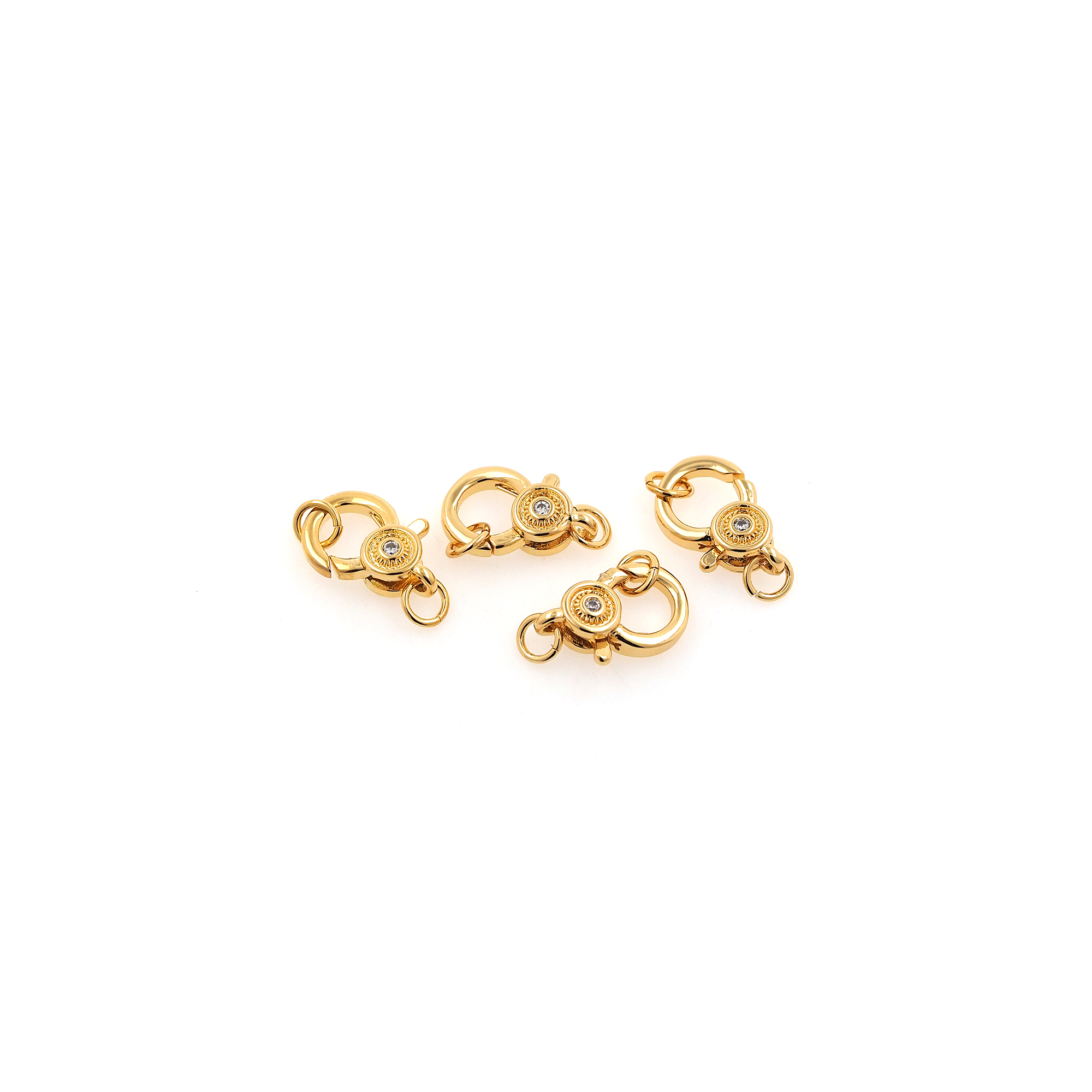 18K Gold Filled Lobster Clasp,Lobster Spring Claw Clasp Lock for DIY Jewelry Necklace Bracelet