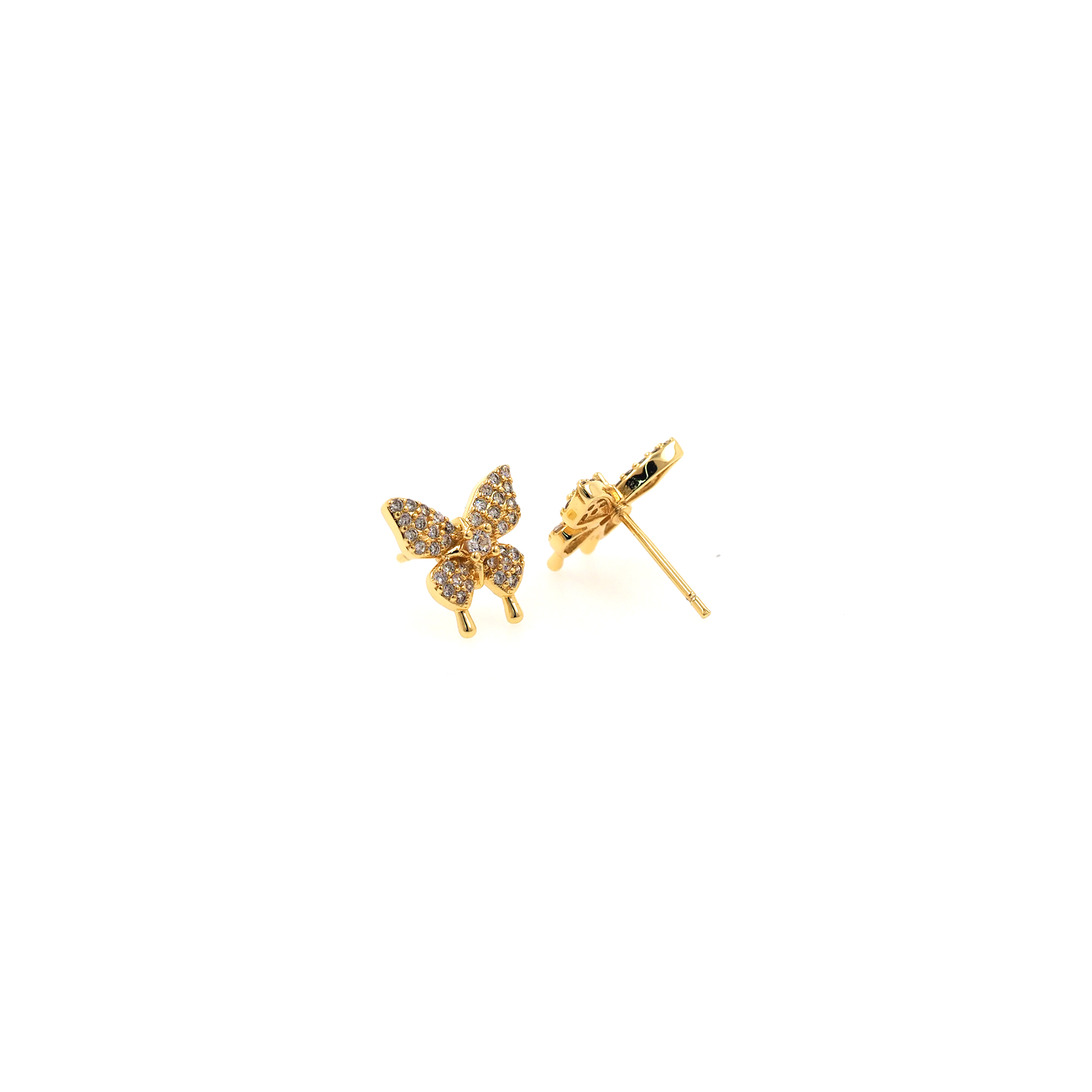18K Gold Filled Butterfly Stud Earrings,Insect Earrings,Butterfly Earrings,Dainty Earrings,Minimalist Earring,Gift for Wife