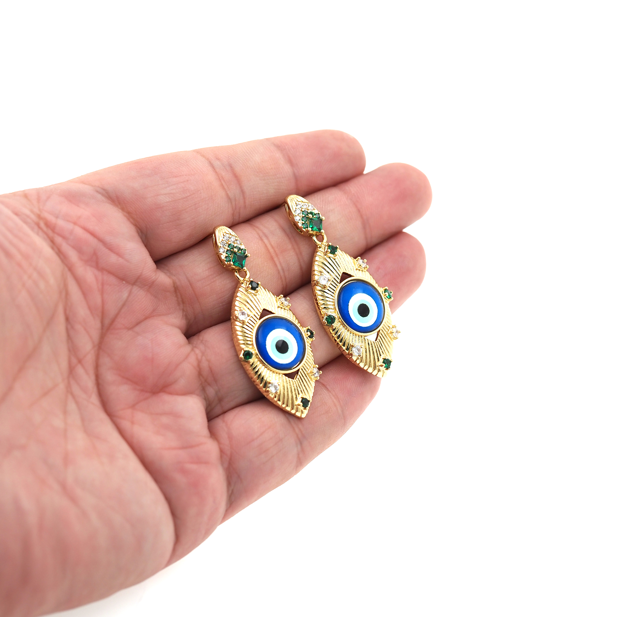 18K Gold Filled Evil Eye Stud Earrings,Evil Eye Earrings,Dainty Earrings,Everyday Earrings,Minimalist Earring