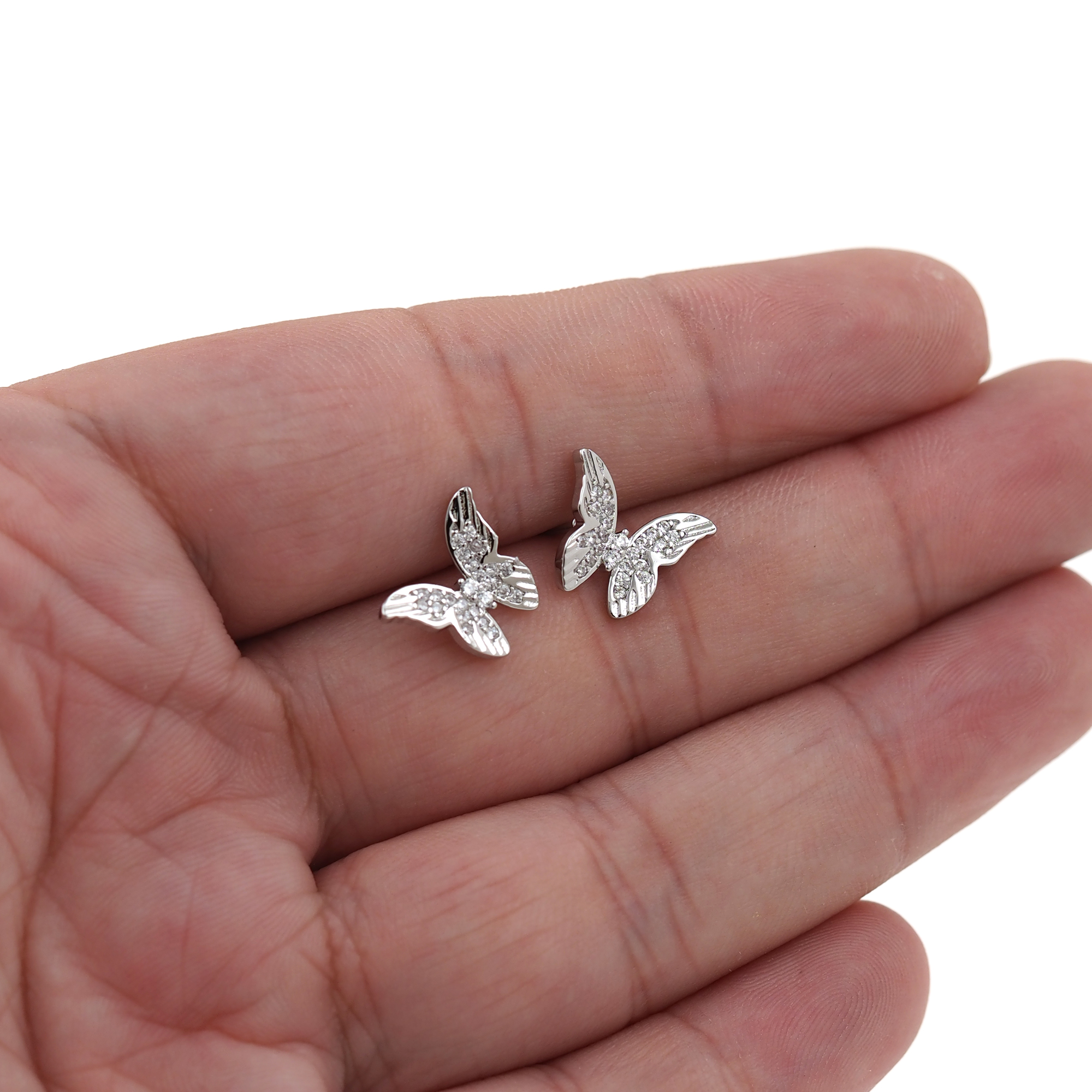 18K Gold Filled Butterfly Stud Earrings,Butterfly Earrings,Dainty Earrings,Minimalist Earring,Gift for Wife