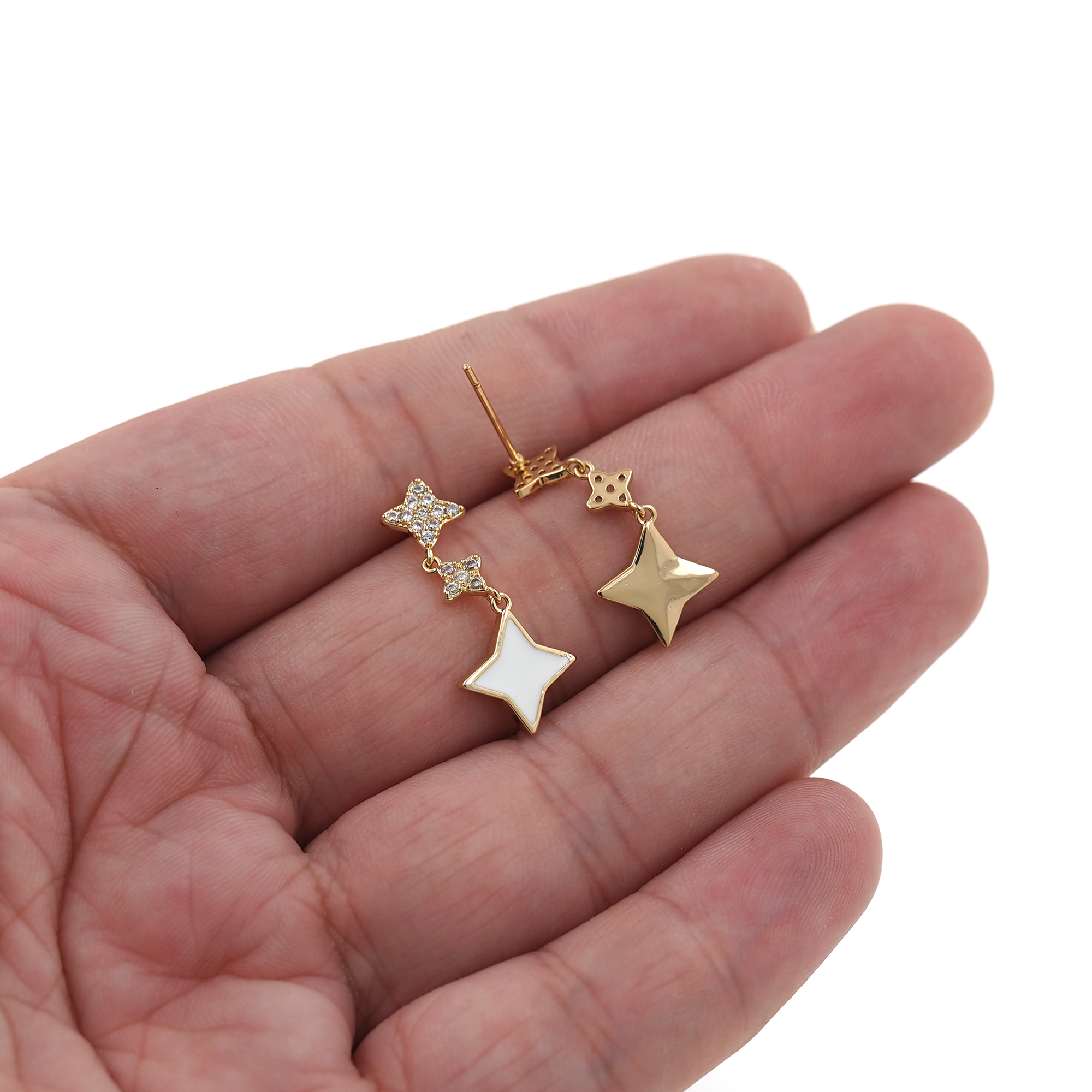 18K Gold Filled North Star Stud Earrings,Celestial Earrings,Dainty Earrings,Minimalist Earring,Gift for Wife