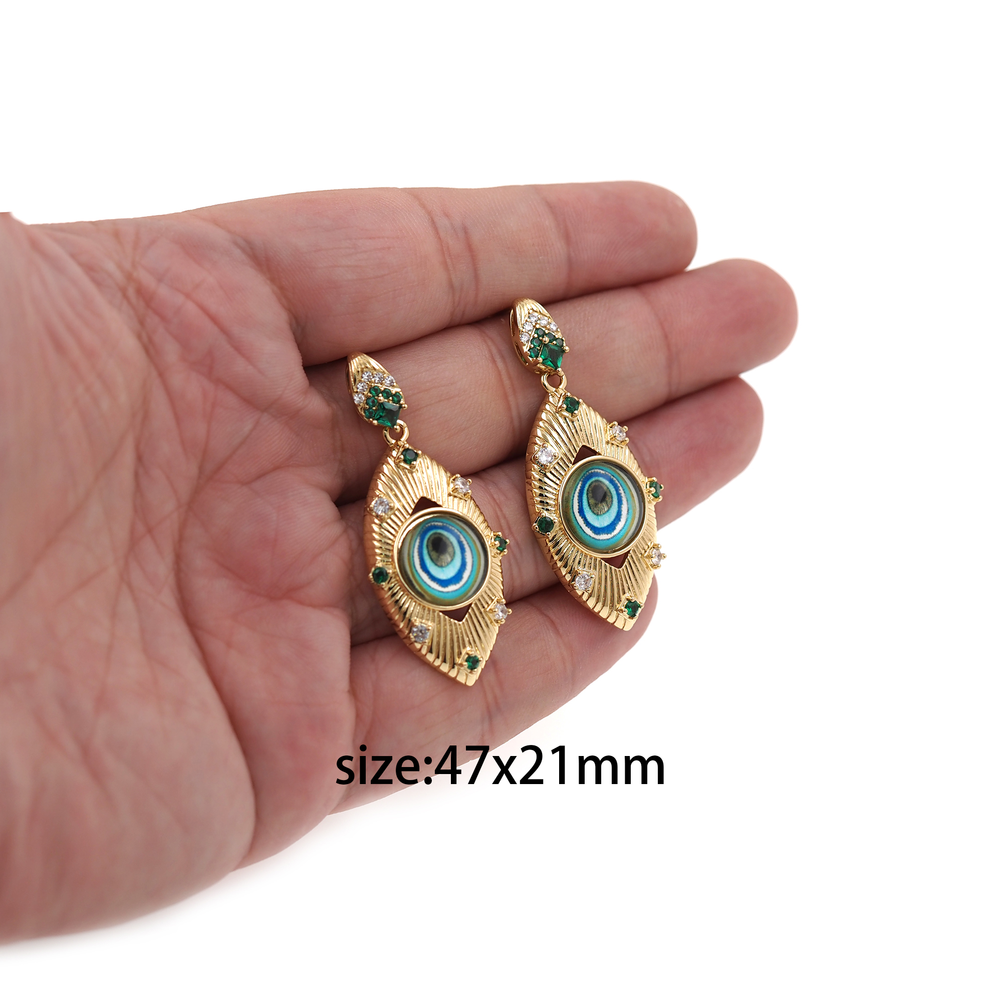 18K Gold Filled Evil Eye Stud Earrings,Evil Eye Earrings,Dainty Earrings,Everyday Earrings,Minimalist Earring