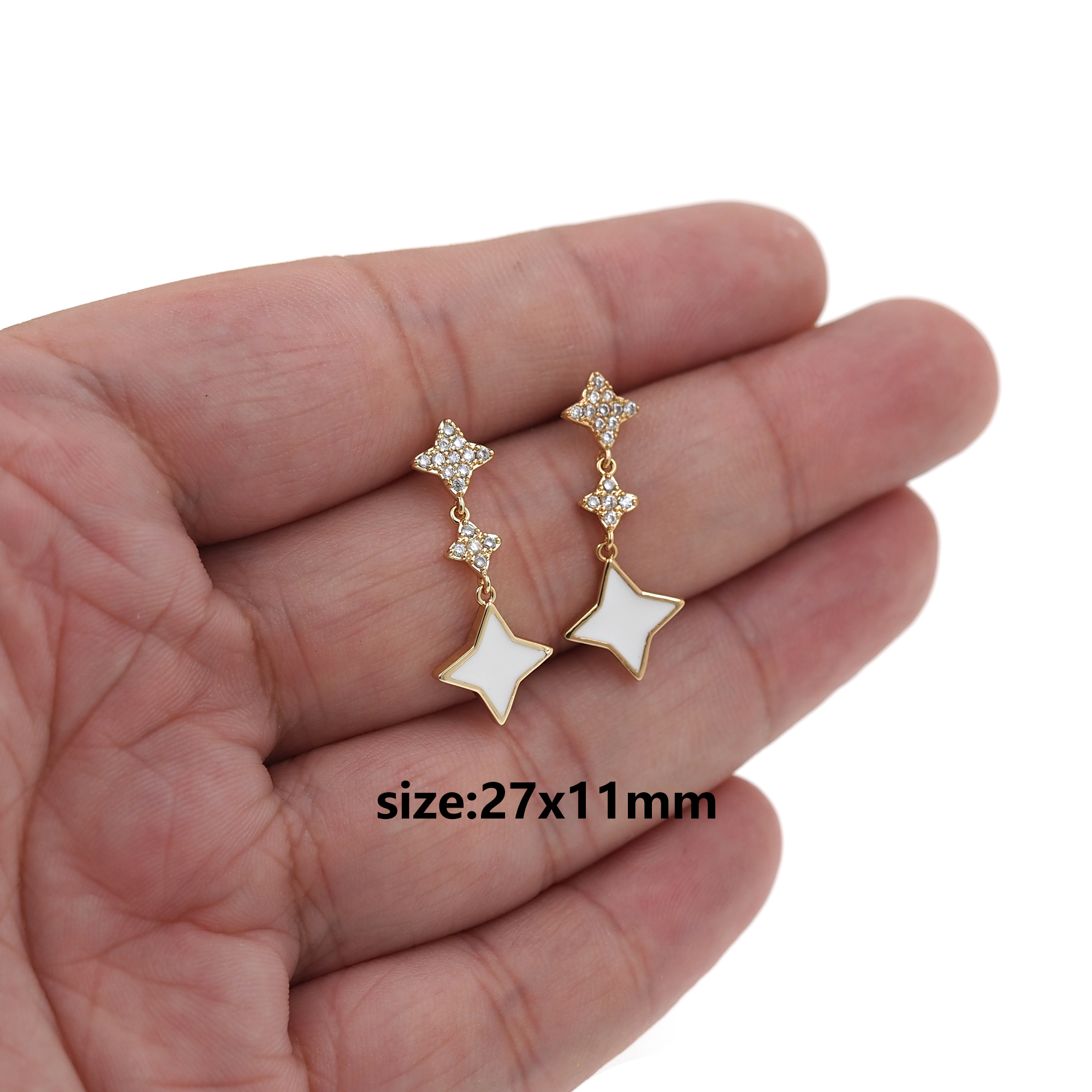 18K Gold Filled North Star Stud Earrings,Celestial Earrings,Dainty Earrings,Minimalist Earring,Gift for Wife