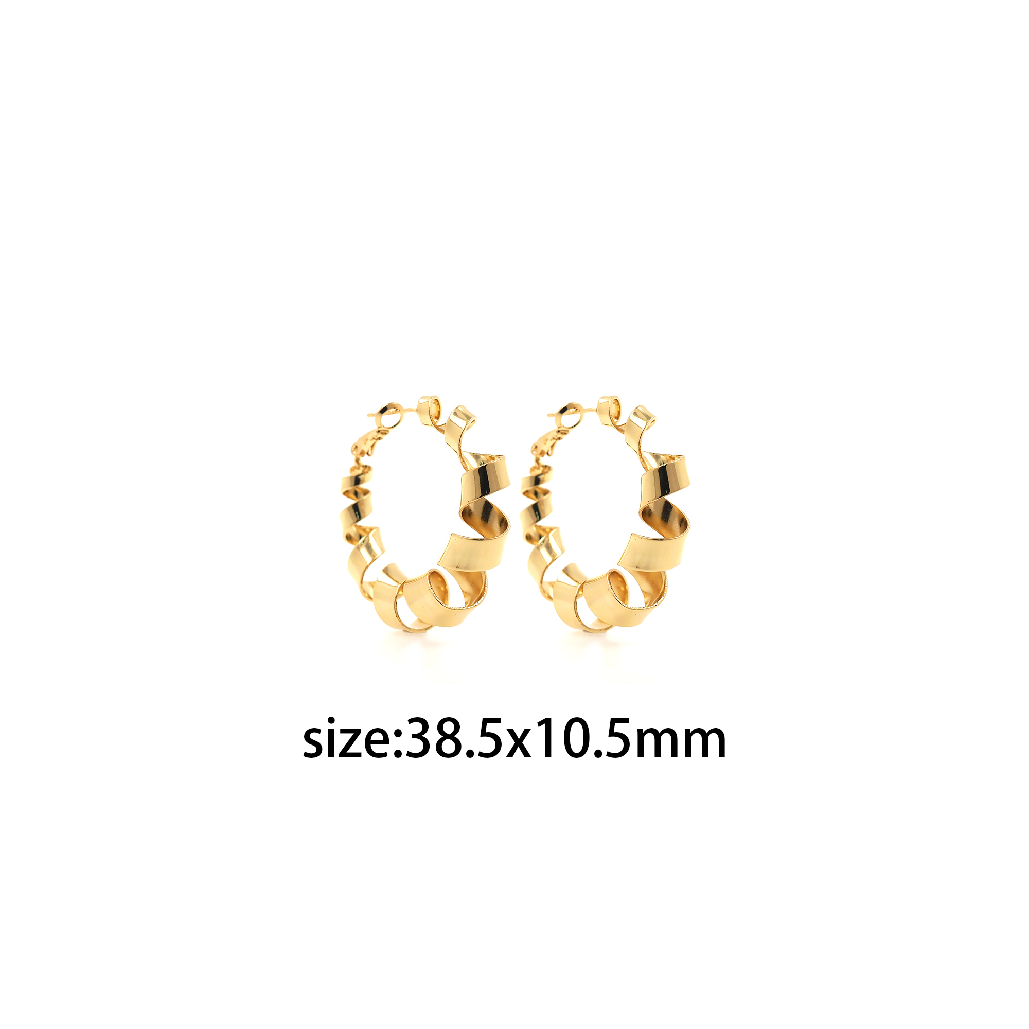 18K Gold Filled Twist Hoop Earrings,Twist Earrings,Dainty Earrings,Gold Hoops Huggie,Minimalist Earrings