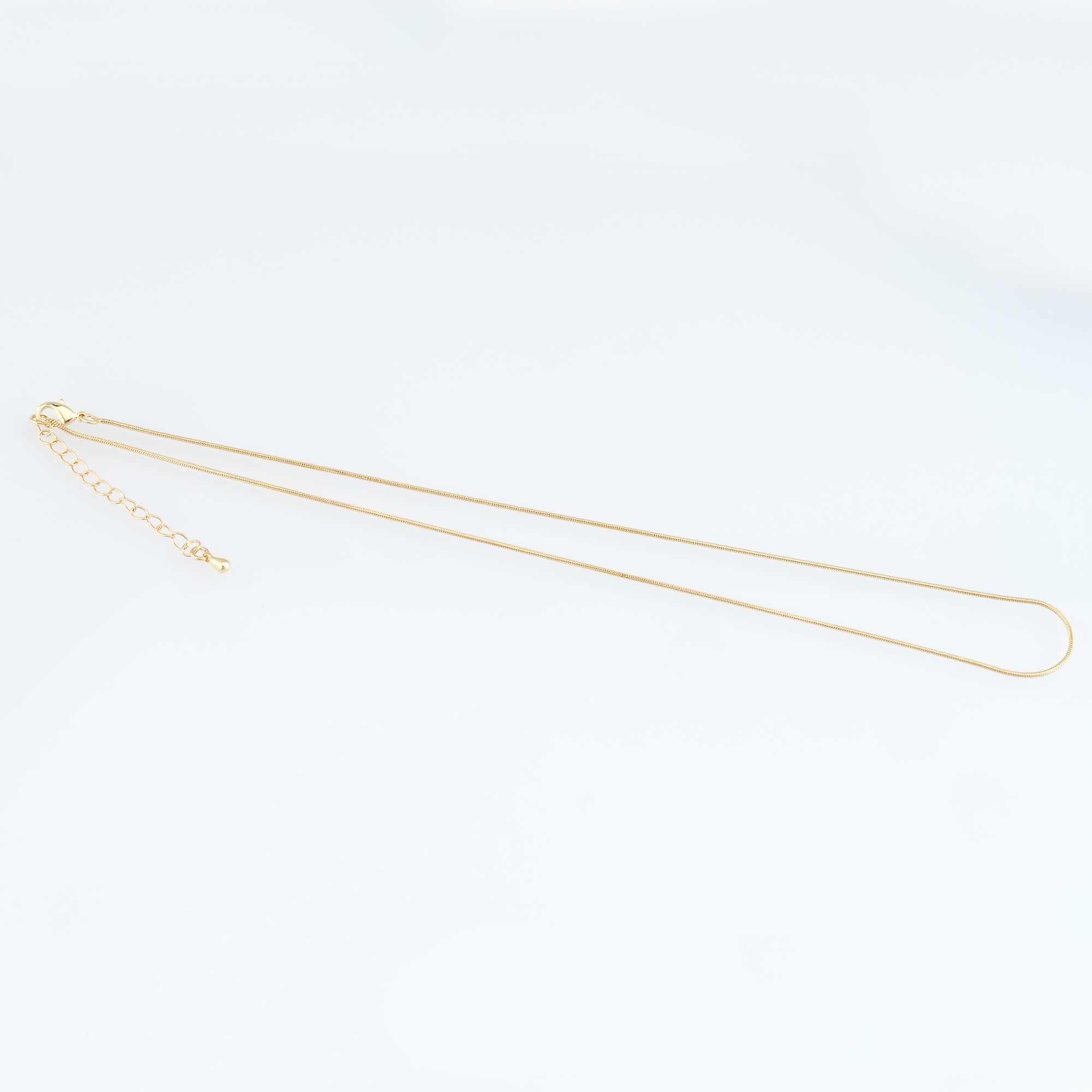 18K Gold Filled Snake Chain Necklace,Thin Link Chain Necklace,Link Chain,Minimalist Necklace,Adjustable Necklace