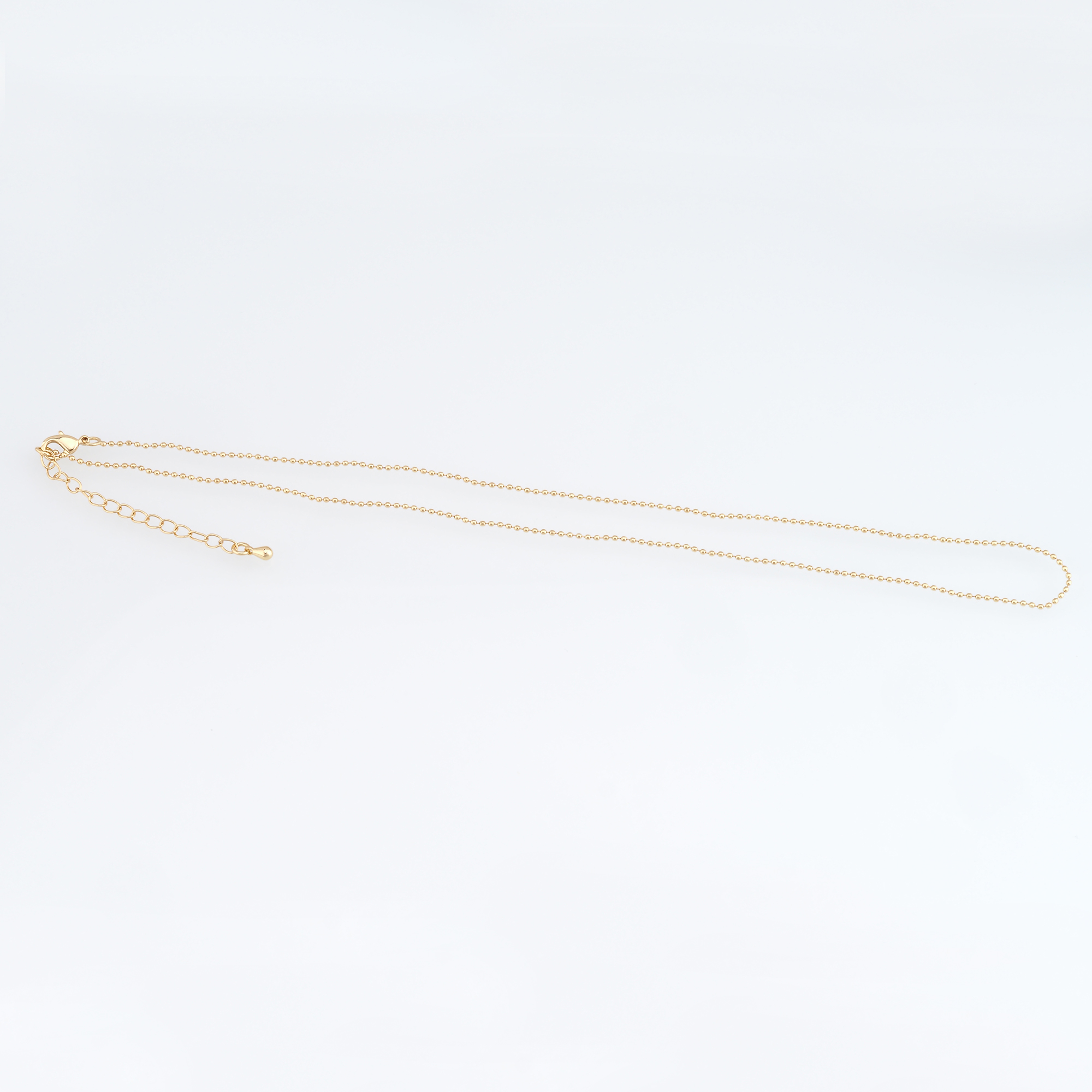 18K Gold Filled Ball Chain Necklace,Thin Link Chain Necklace,Ball Link Chain,Minimalist Necklace,Adjustable Necklace