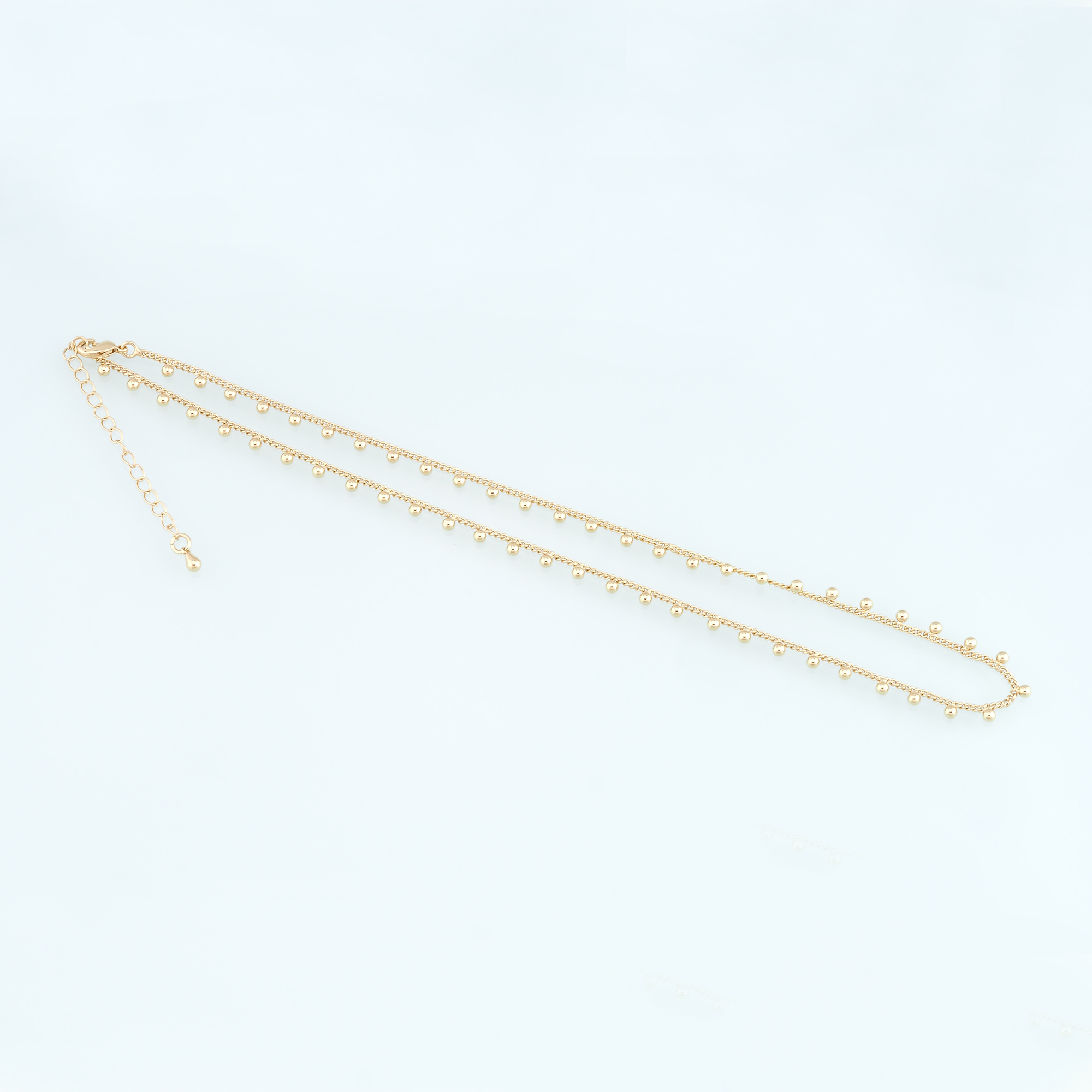18K Gold Filled Ball Chain Necklace,Thin Link Chain Necklace,Link Chain,Minimalist Necklace,Adjustable Necklace