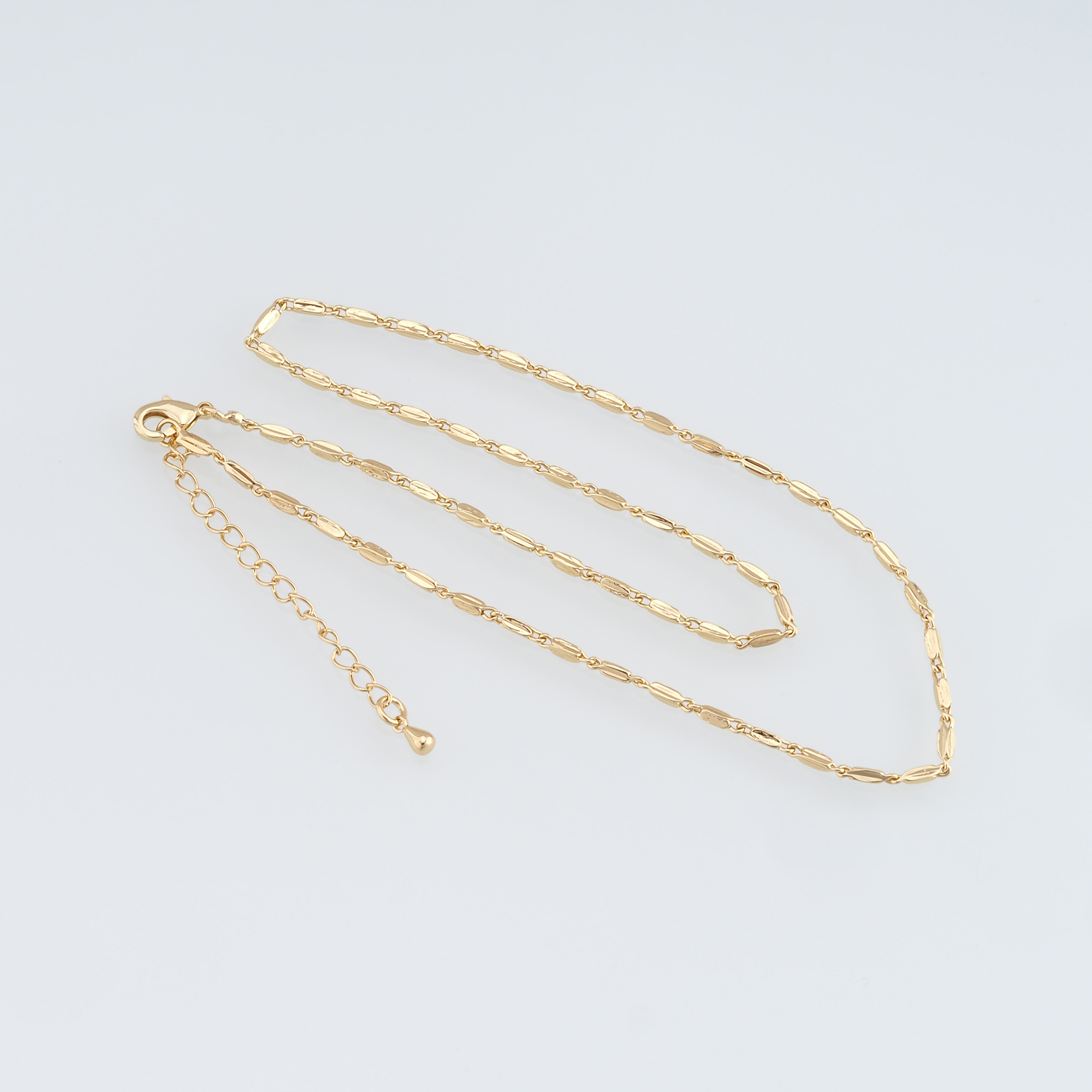18K Gold Filled Oval Chain Necklace,Gold Link Chain Necklace,Link Chain,Minimalist Necklace,Adjustable Necklace