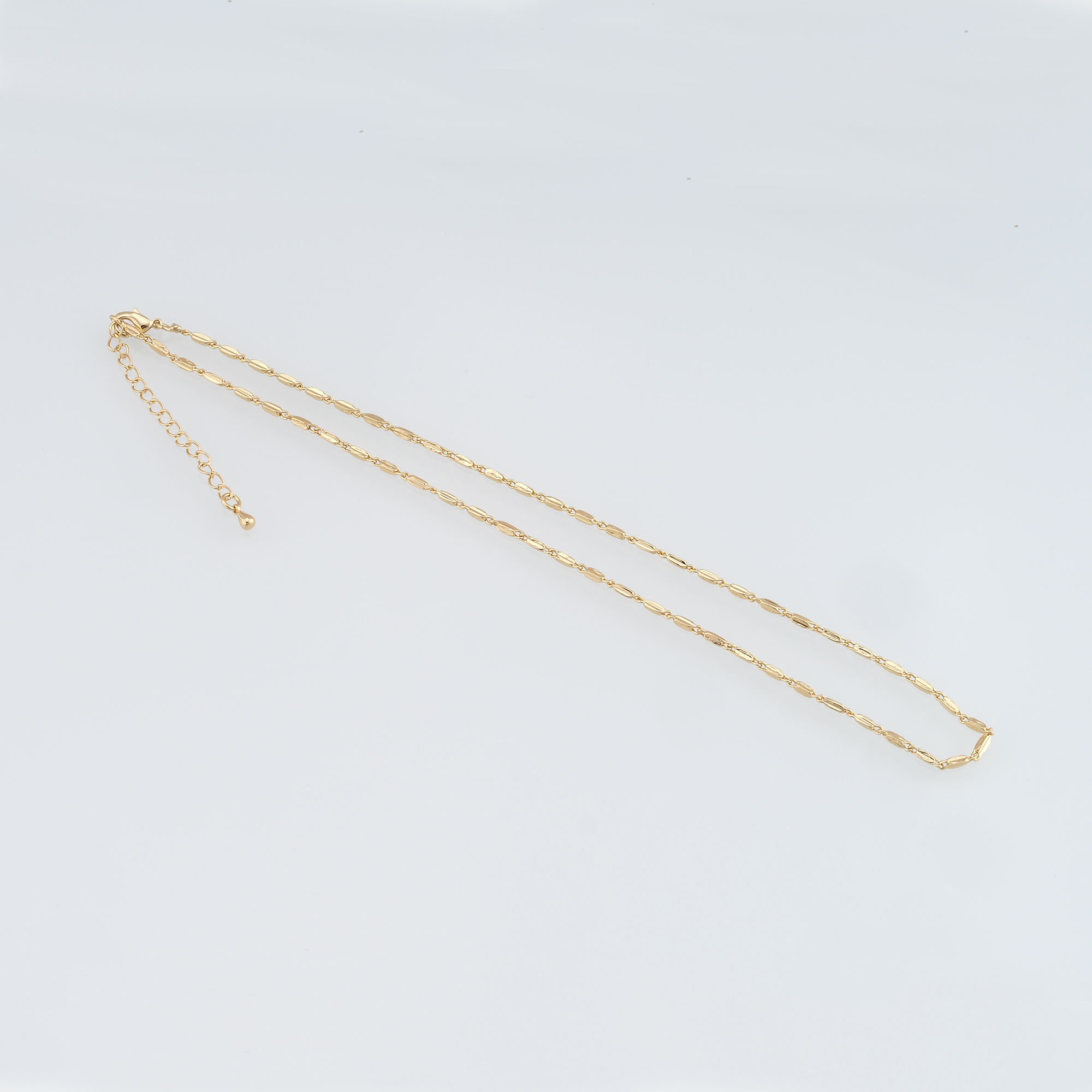 18K Gold Filled Oval Chain Necklace,Gold Link Chain Necklace,Link Chain,Minimalist Necklace,Adjustable Necklace