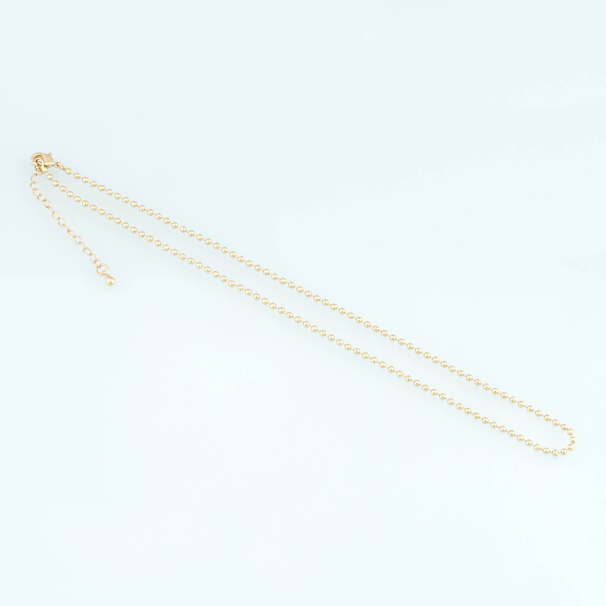 18K Gold Filled Ball Chain Necklace,Thin Link Chain Necklace,Link Chain,Minimalist Necklace,Adjustable Necklace