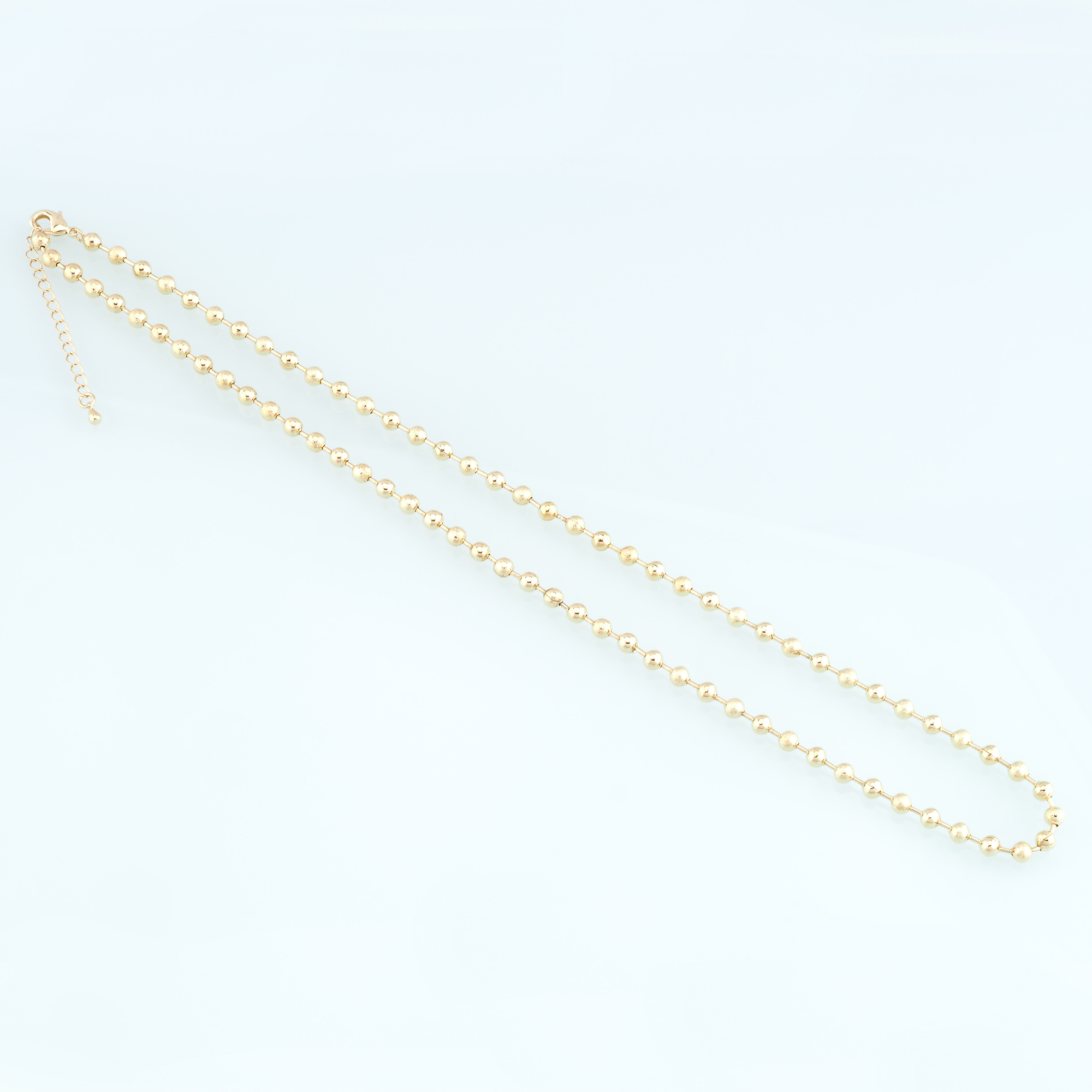 18K Gold Filled Ball Chain Necklace,Thin Link Chain Necklace,Ball Link Chain,Minimalist Necklace,Adjustable Necklace