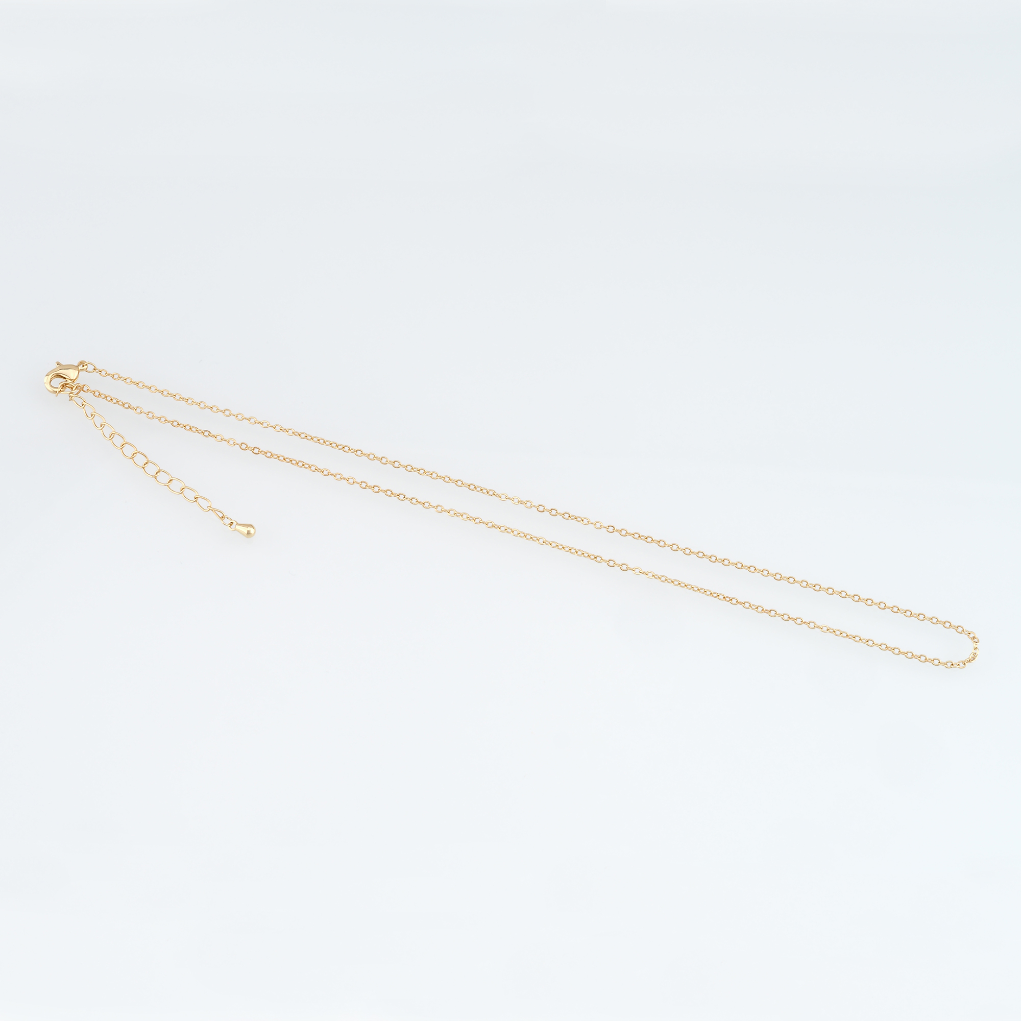 18K Gold Filled Cable Chain Necklace,Thin Link Chain Necklace,Cable Link Chain,Minimalist Necklace,Adjustable Necklace