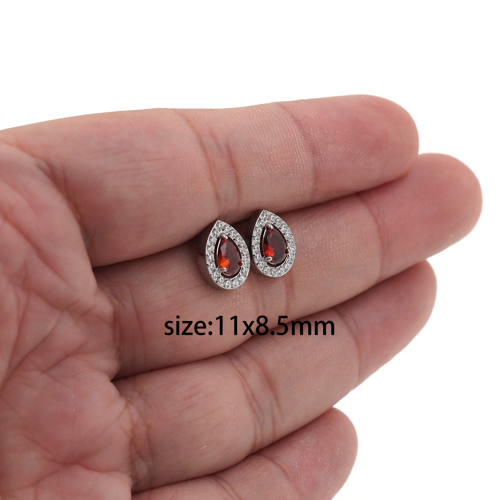 Stainless Steel Teardrop Stud Earrings,Dainty Earrings,Everyday Earrings,Minimalist Earring