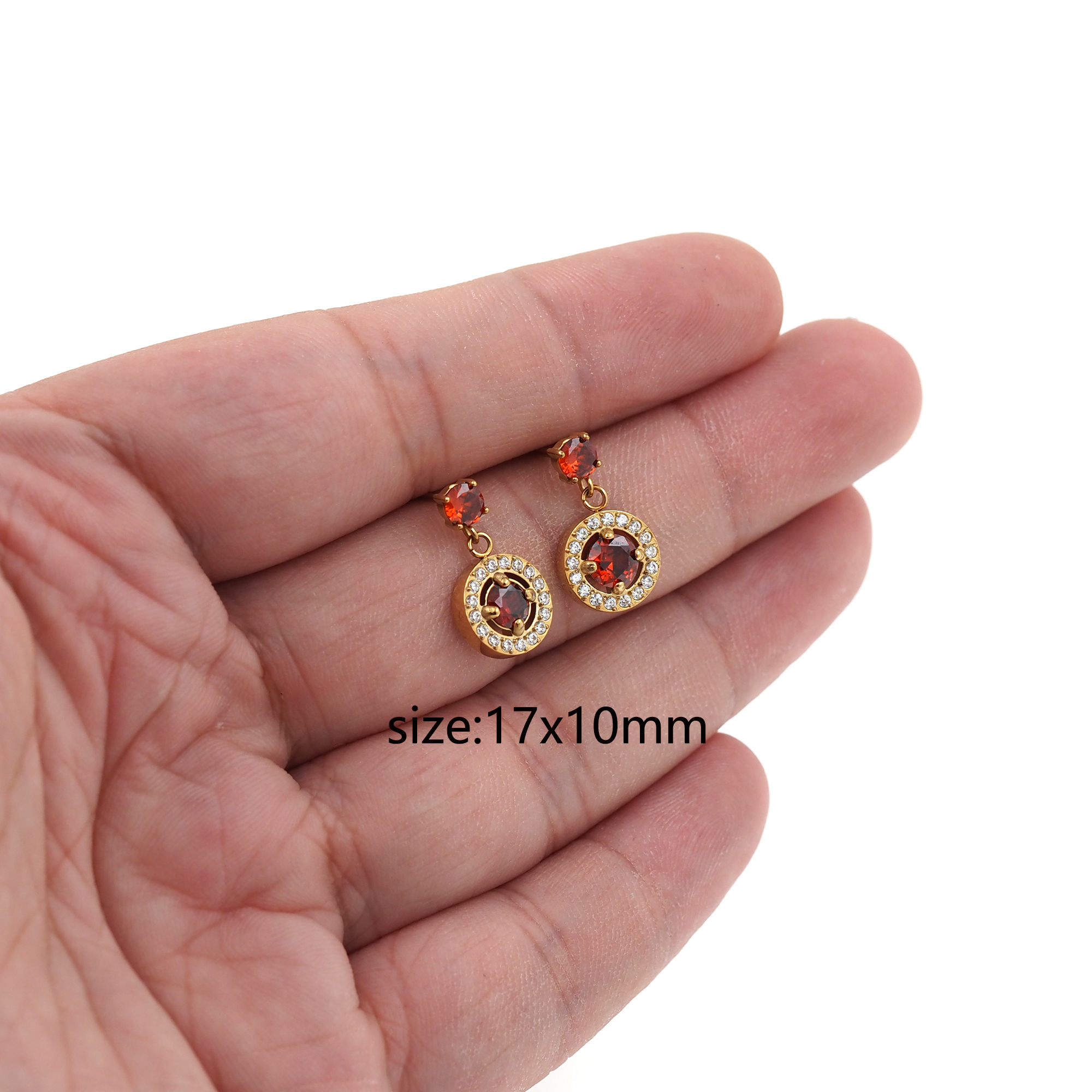 Stainless Steel Round Stud Earrings,Dainty Earrings,Everyday Earrings,Dangle Earrings,Minimalist Earring