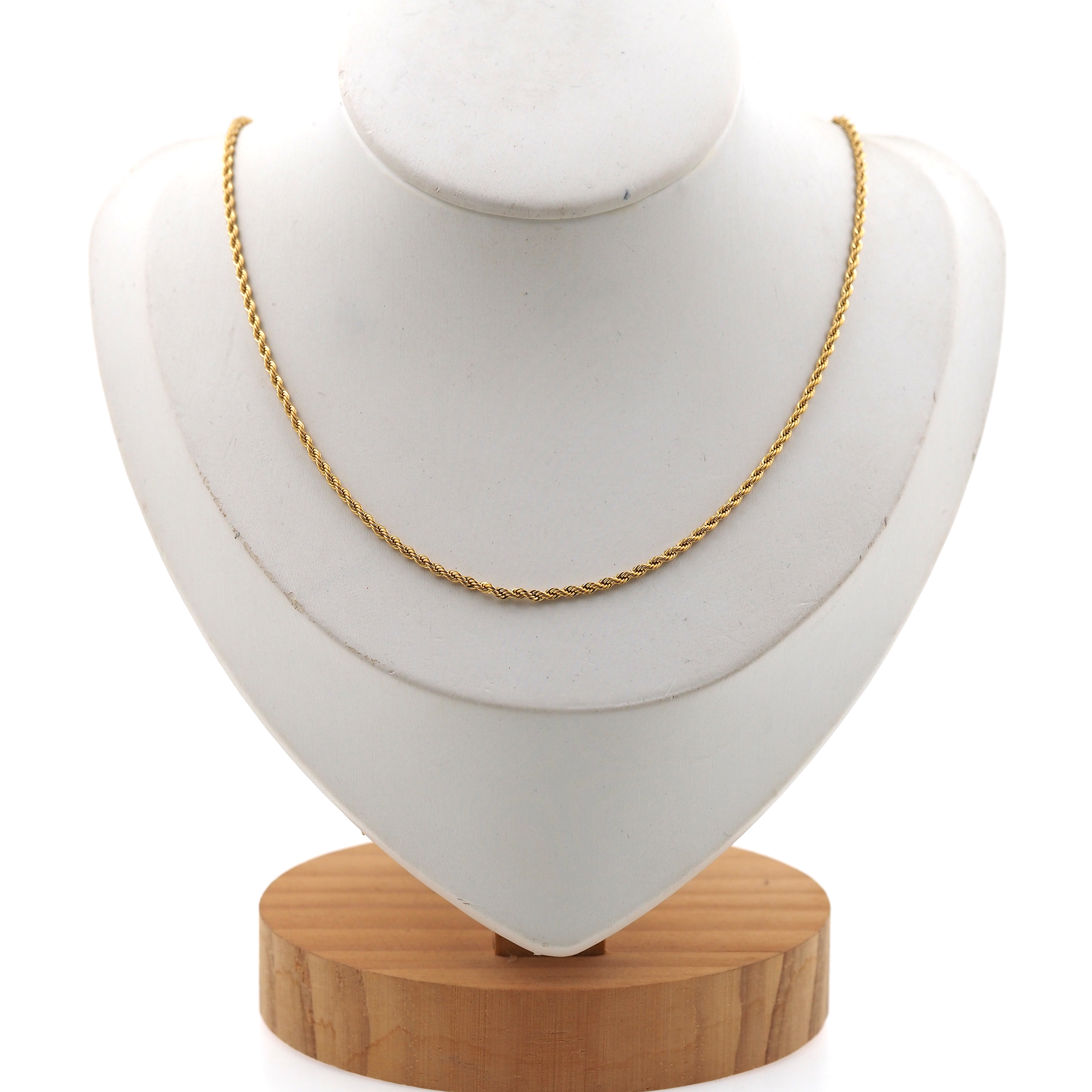 Stainless Steel Twist Chain Necklace,Thin Link Chain Necklace,Twist Chain,Minimalist Necklace,Adjustable Necklace