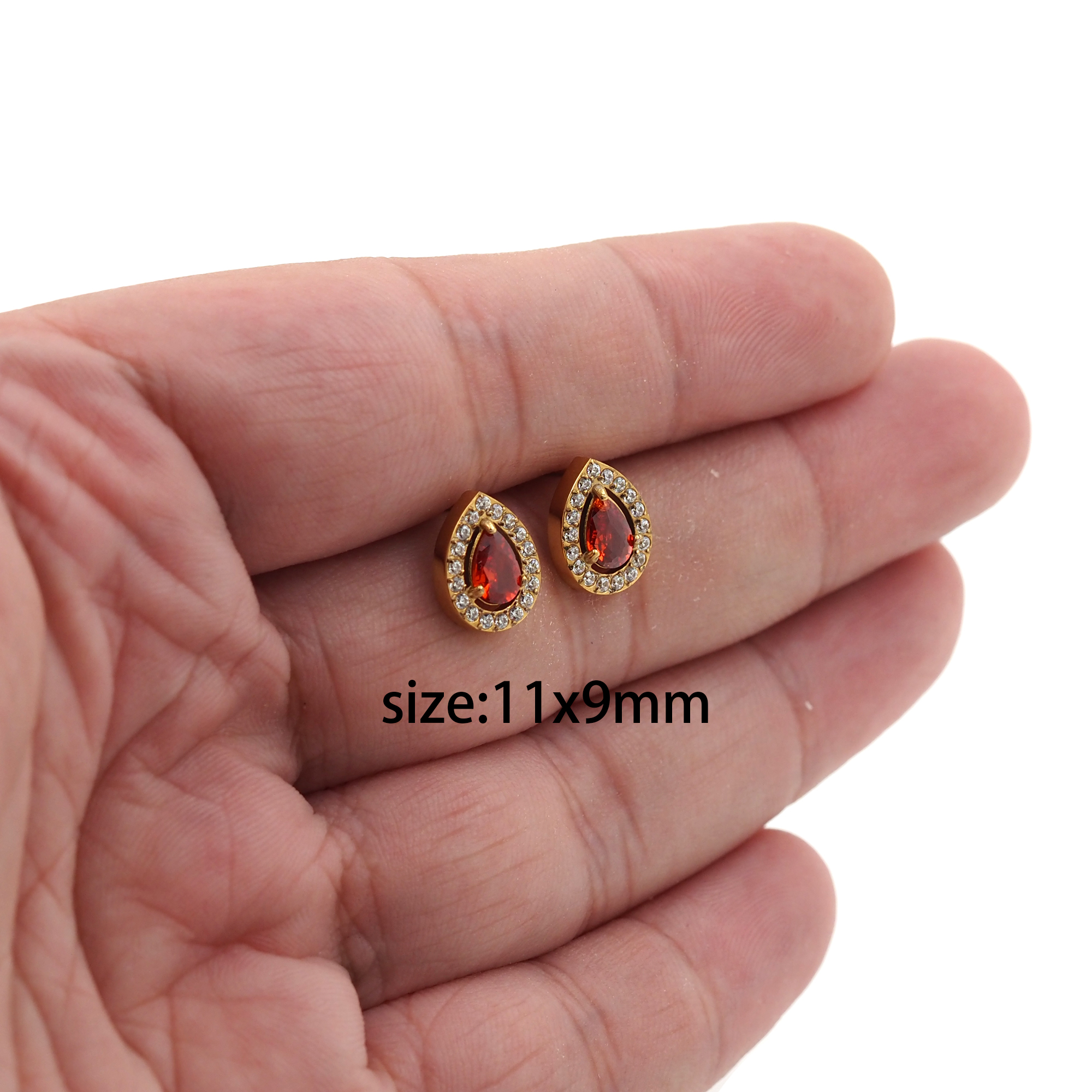 Stainless Steel Teardrop Stud Earrings,Dainty Earrings,Everyday Earrings,Dangle Earrings,Minimalist Earring