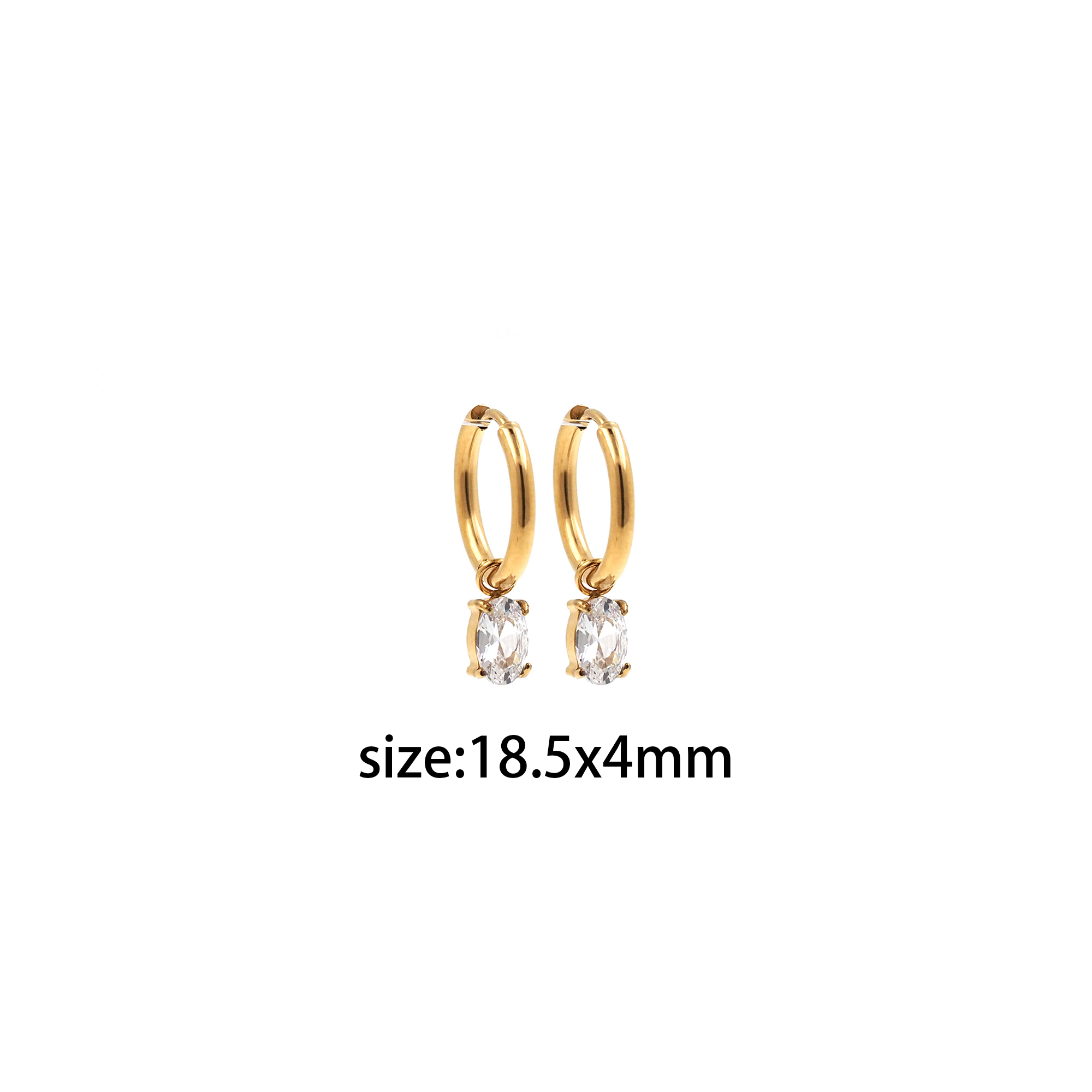 Stainless Steel Oval Hoop,Minimalist Hoop Earrings,Dainty Earrings,Gold Hoops,Dainty Hoops Huggie