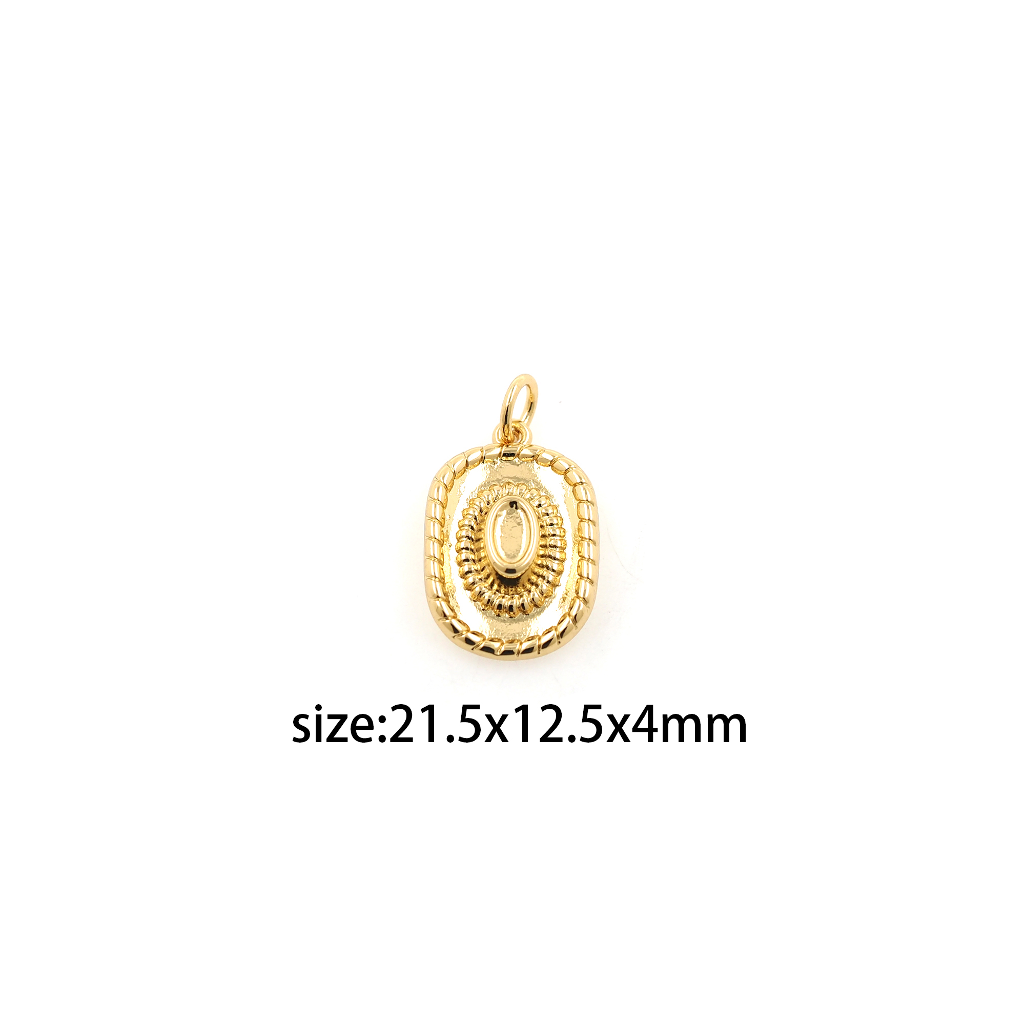 18K Gold Filled Cowboy Hat Pendant,Hat Charm Earrings Necklace for DIY Jewelry Making Supply