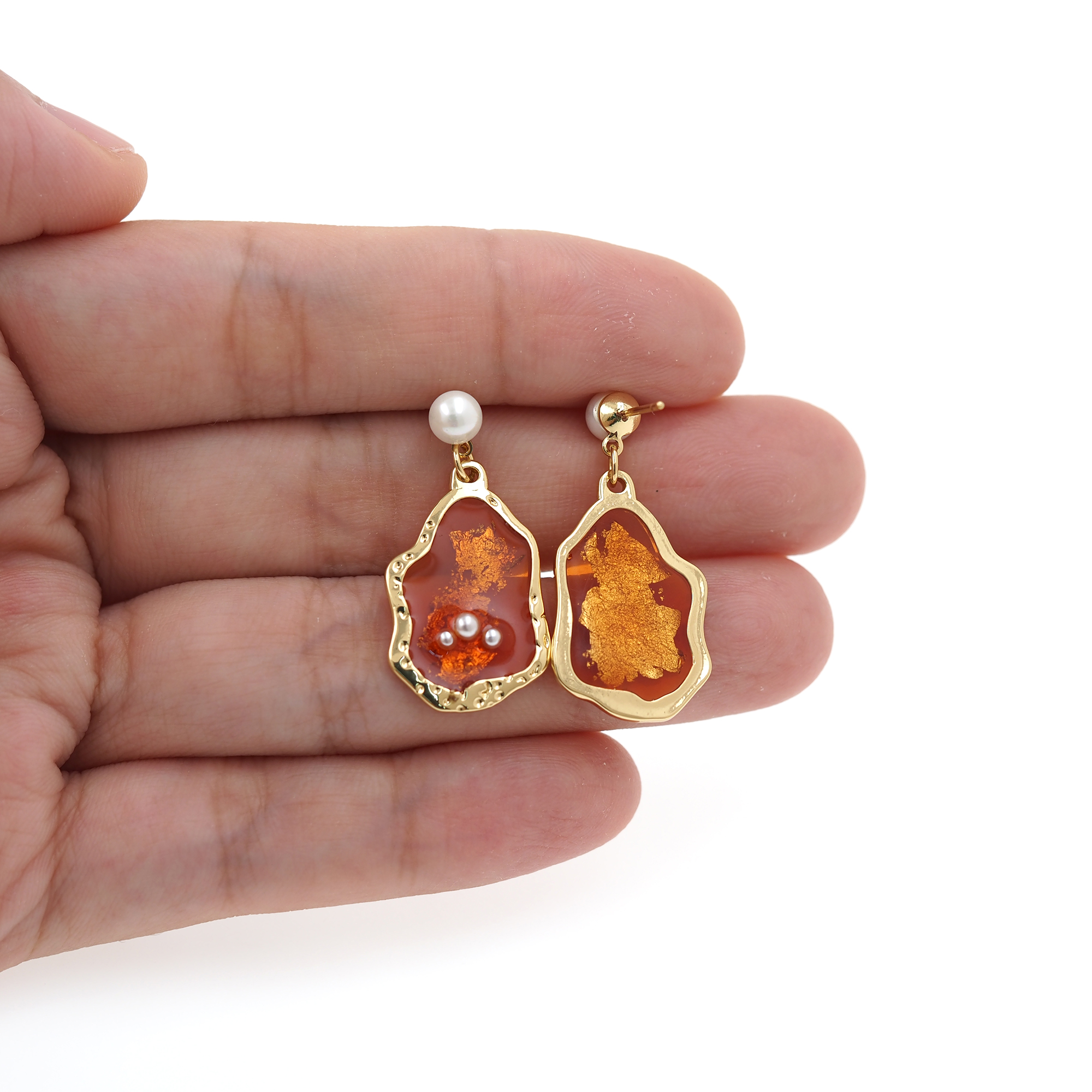 18K Gold Filled Geometric Stud Earrings,Geometric Earrings,Minimalist Earring,Dainty Earrings,Gift for Wife