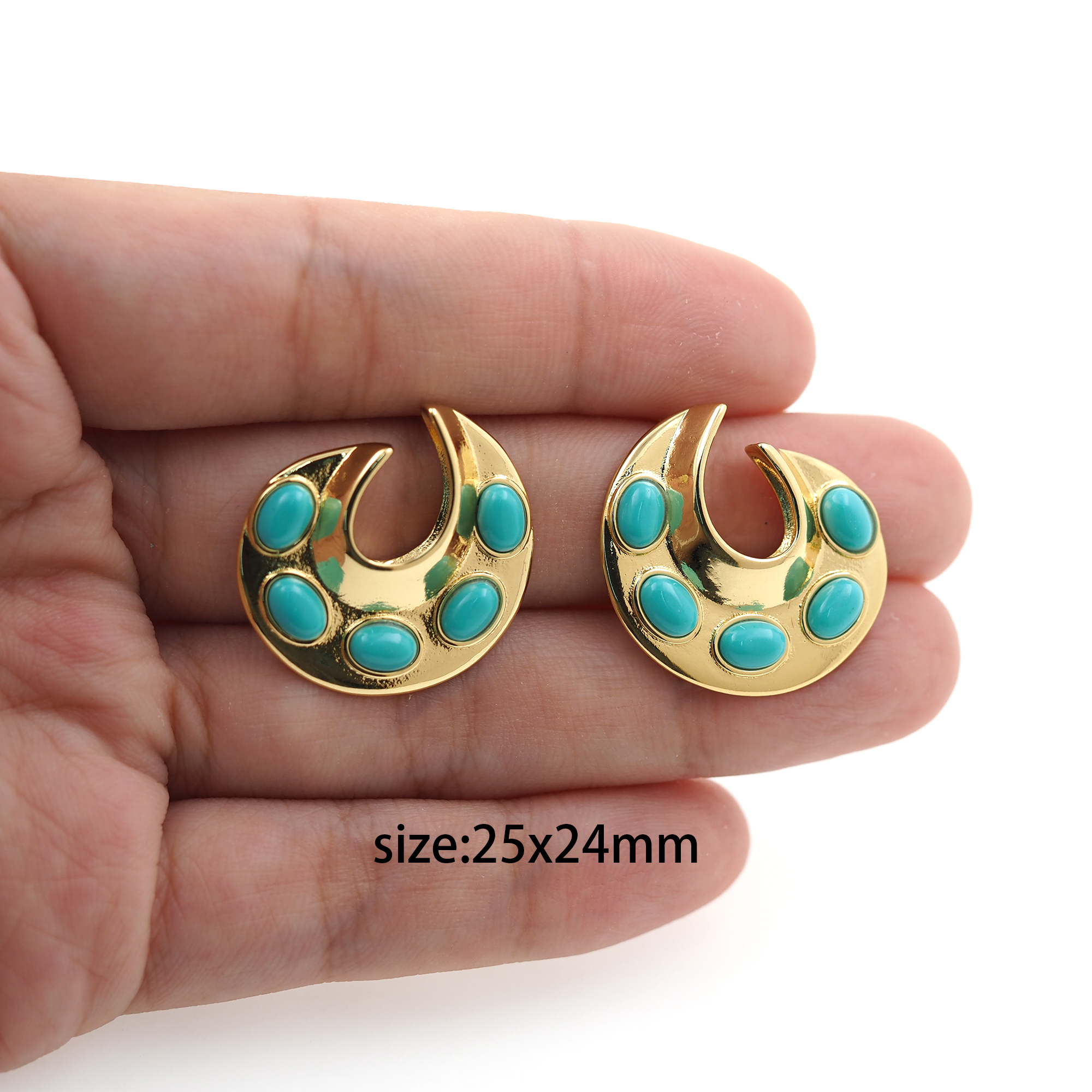 18K Gold Filled Geometric Stud Earrings,Geometric Earrings,Minimalist Earring,Dainty Earrings,Gift for Wife