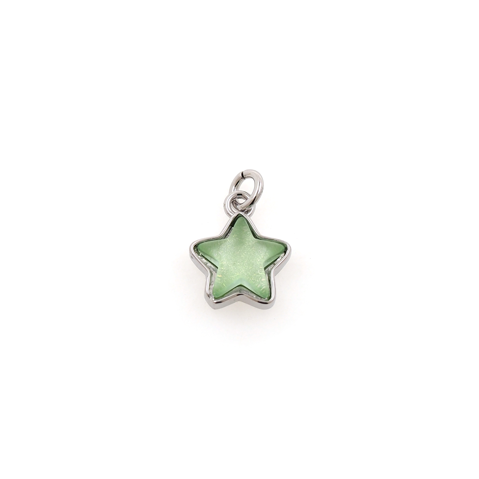 18K Gold Filled Star Pendant,Celestial Charm Earrings Necklace for DIY Jewelry Making Supply