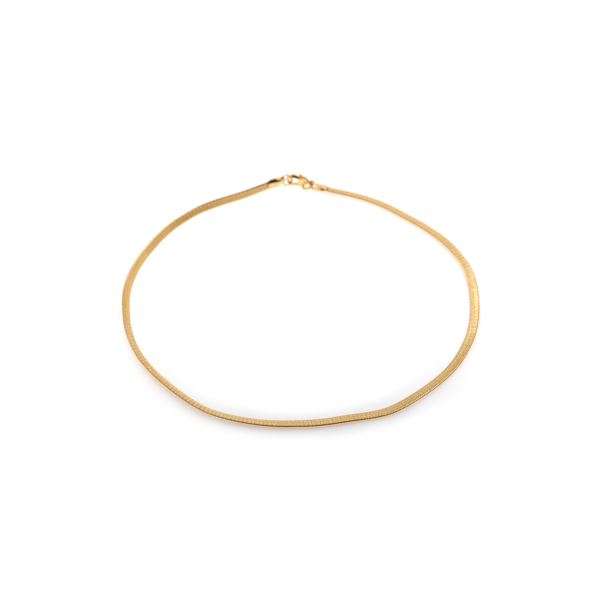 18K Gold Filled Snake Chain Necklace,Gold Link Chain Necklace,Herringbone Chain,Minimalist Necklace