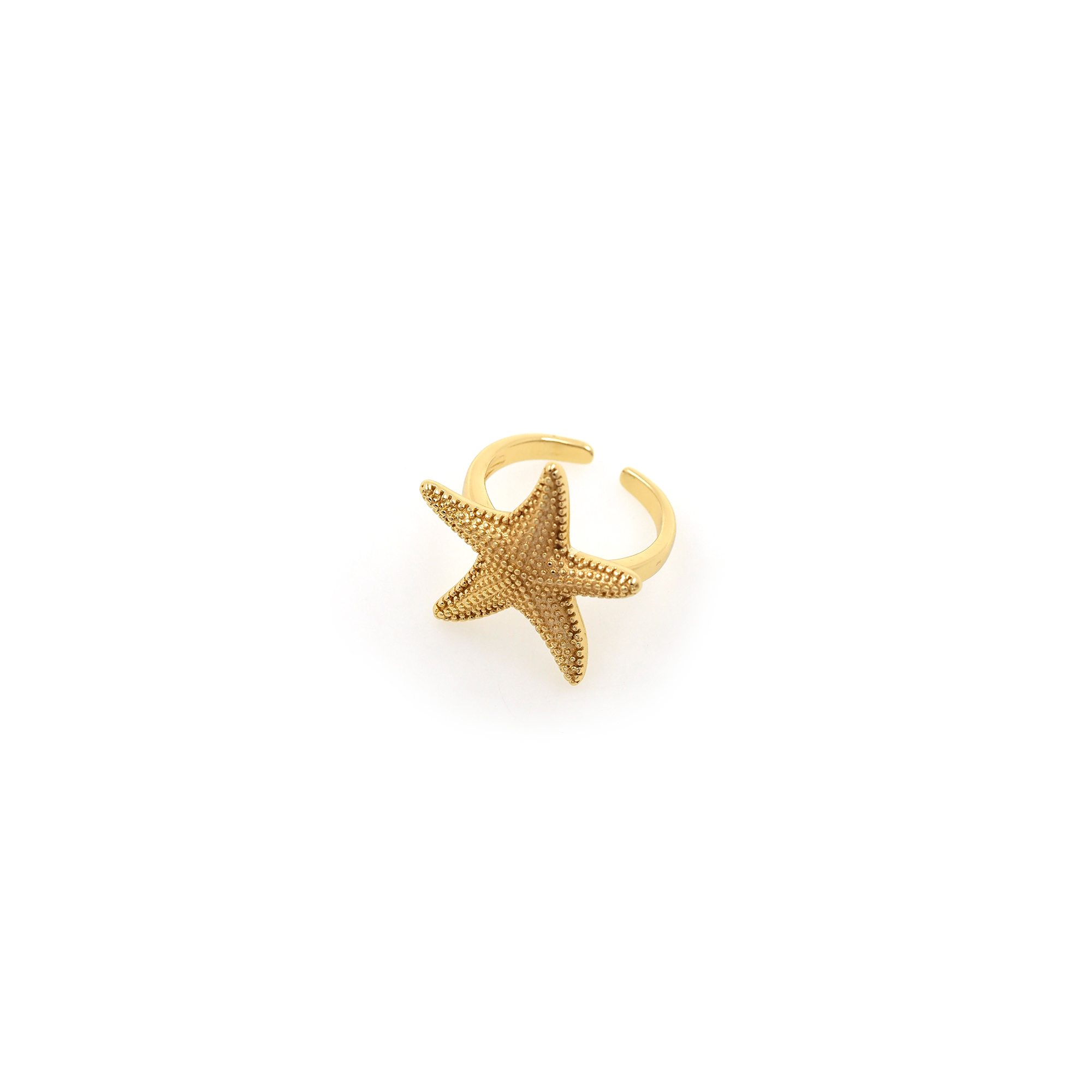 18K Gold Filled Daisy Rings,Dainty Rings,Starfish Rings,Wide Ring,Open Ring,Adjustable Ring