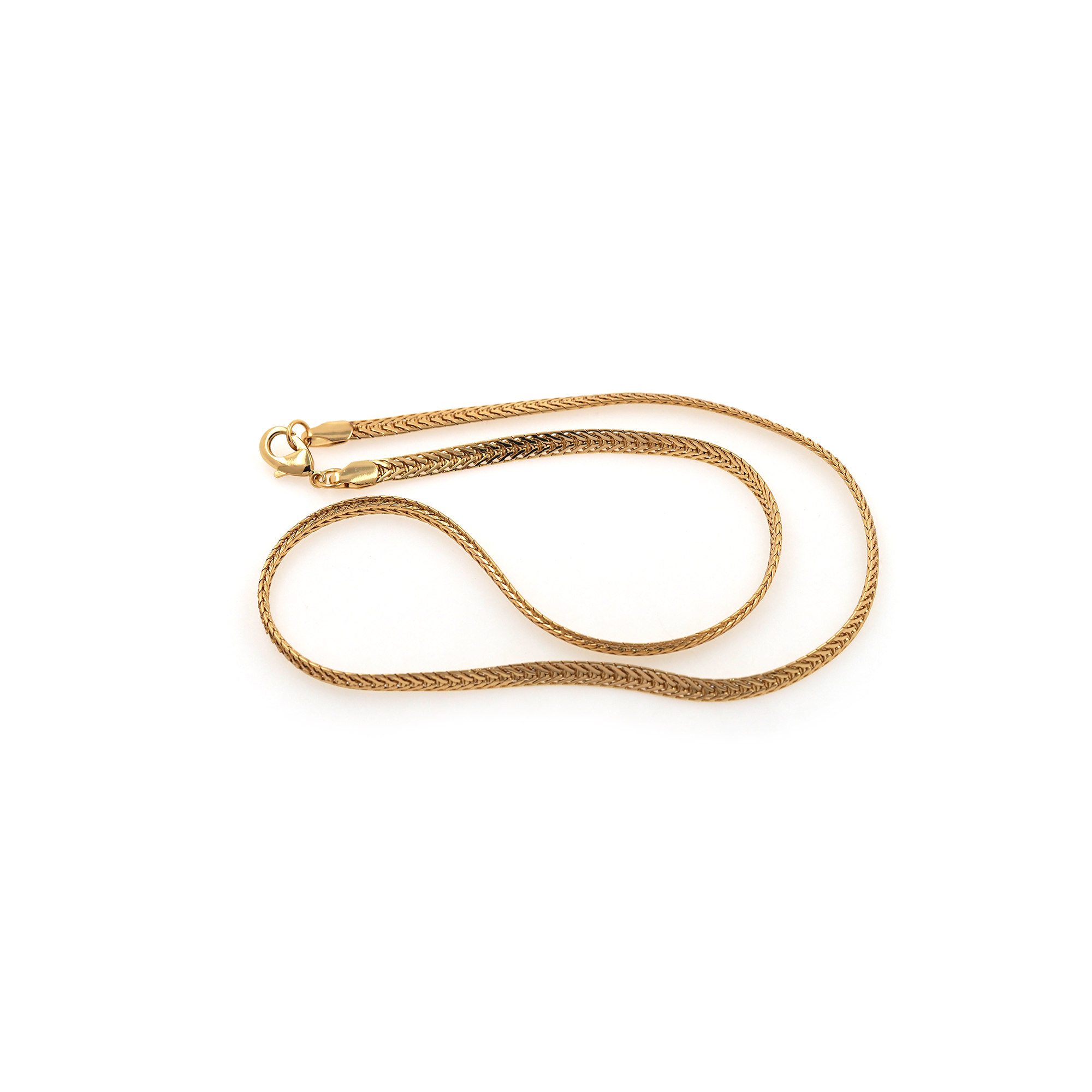 18K Gold Filled Snake Chain Necklace,Gold Link Chain Necklace,Herringbone Chain,Minimalist Necklace