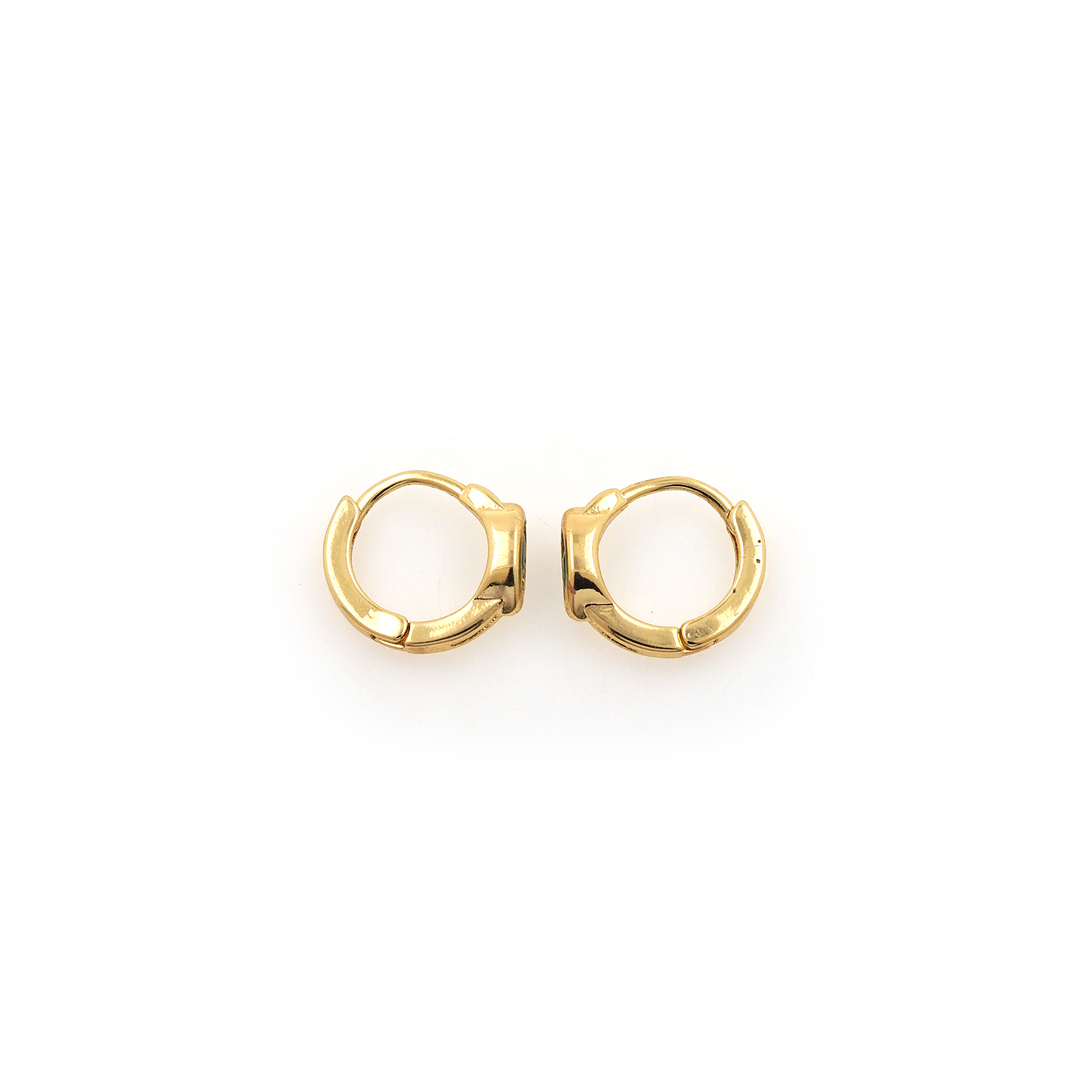 18K Gold Filled Minimalist Hoop Earrings,Dainty Zirconia Earrings,Gold Hoops,Dainty CZ Hoops Huggie
