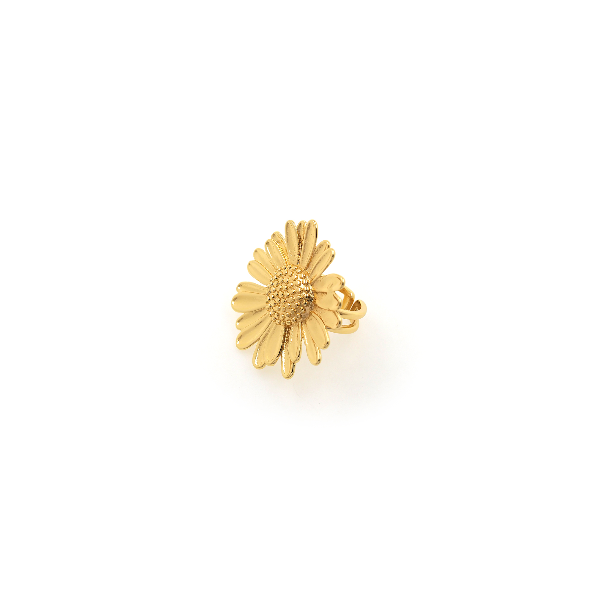 18K Gold Filled Daisy Rings,Dainty Rings,Starfish Rings,Wide Ring,Open Ring,Adjustable Ring