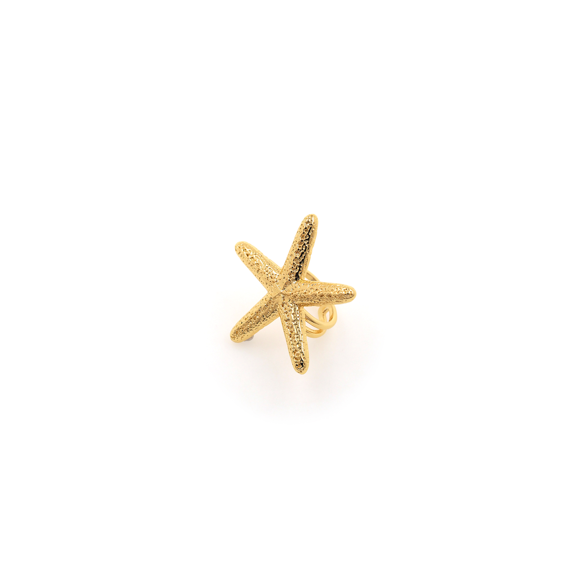 18K Gold Filled Daisy Rings,Dainty Rings,Starfish Rings,Wide Ring,Open Ring,Adjustable Ring