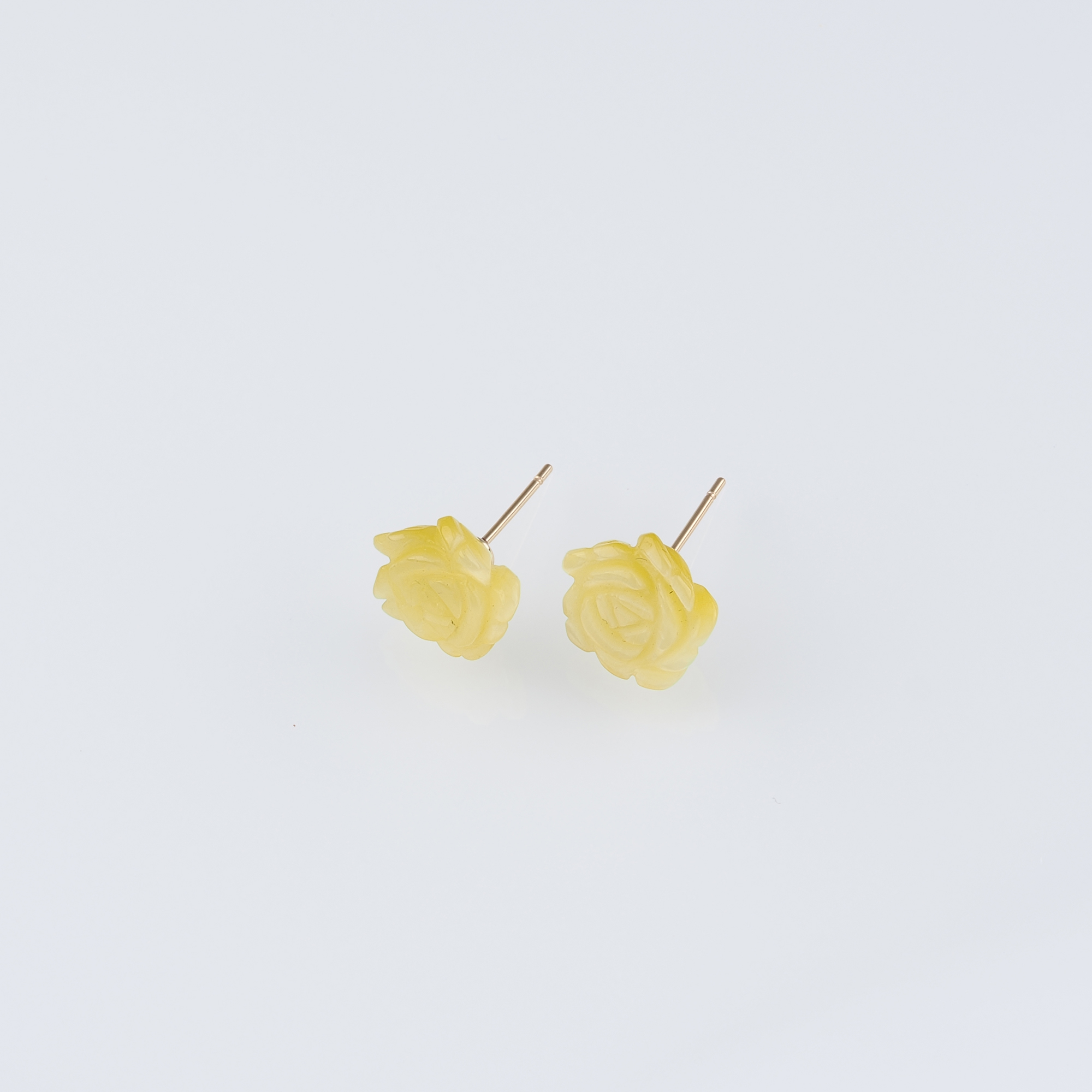 18K Gold Filled Rose Stud Earrings,Dainty Earrings,Minimalist Earring,Gift for Wife