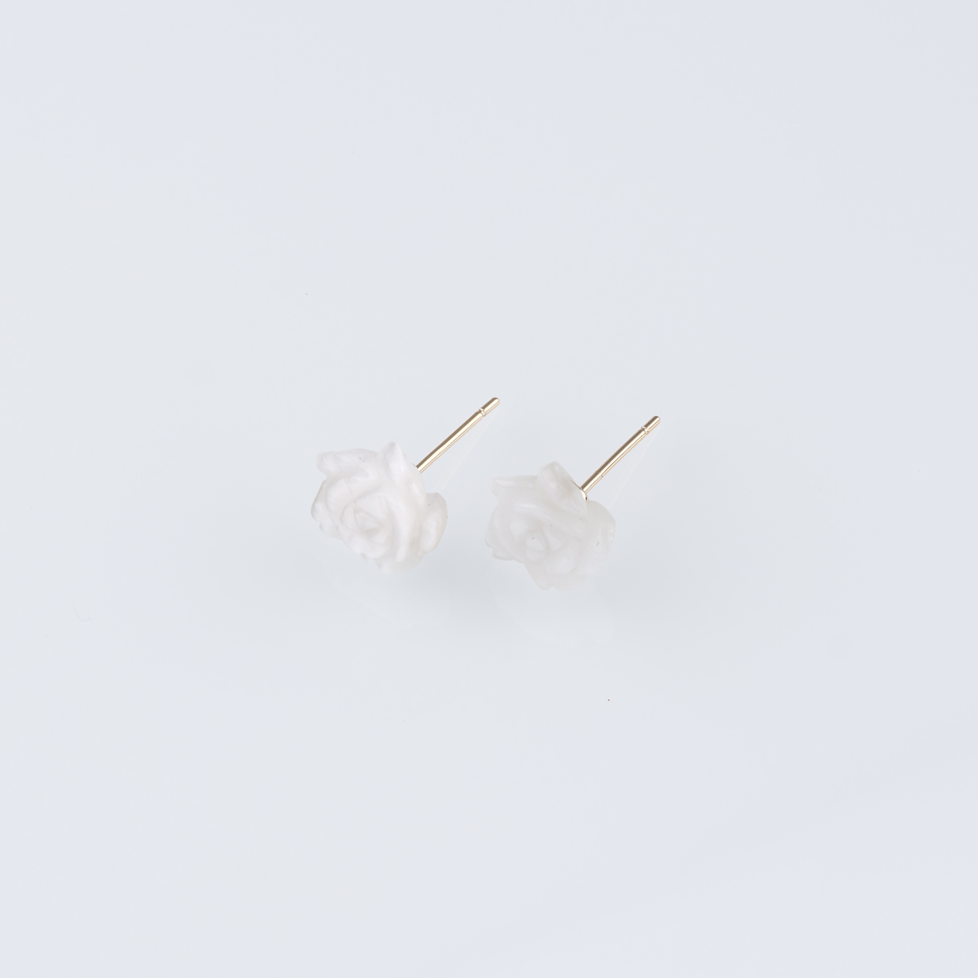 18K Gold Filled Rose Stud Earrings,Dainty Earrings,Minimalist Earring,Gift for Wife