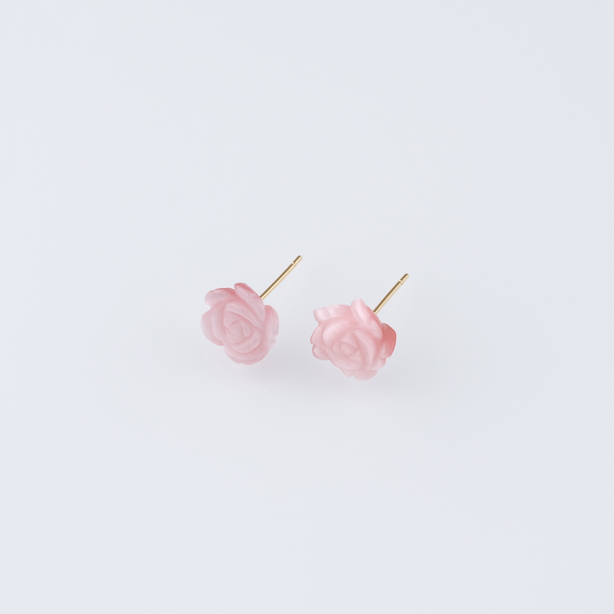 18K Gold Filled Rose Stud Earrings,Dainty Earrings,Minimalist Earring,Gift for Wife
