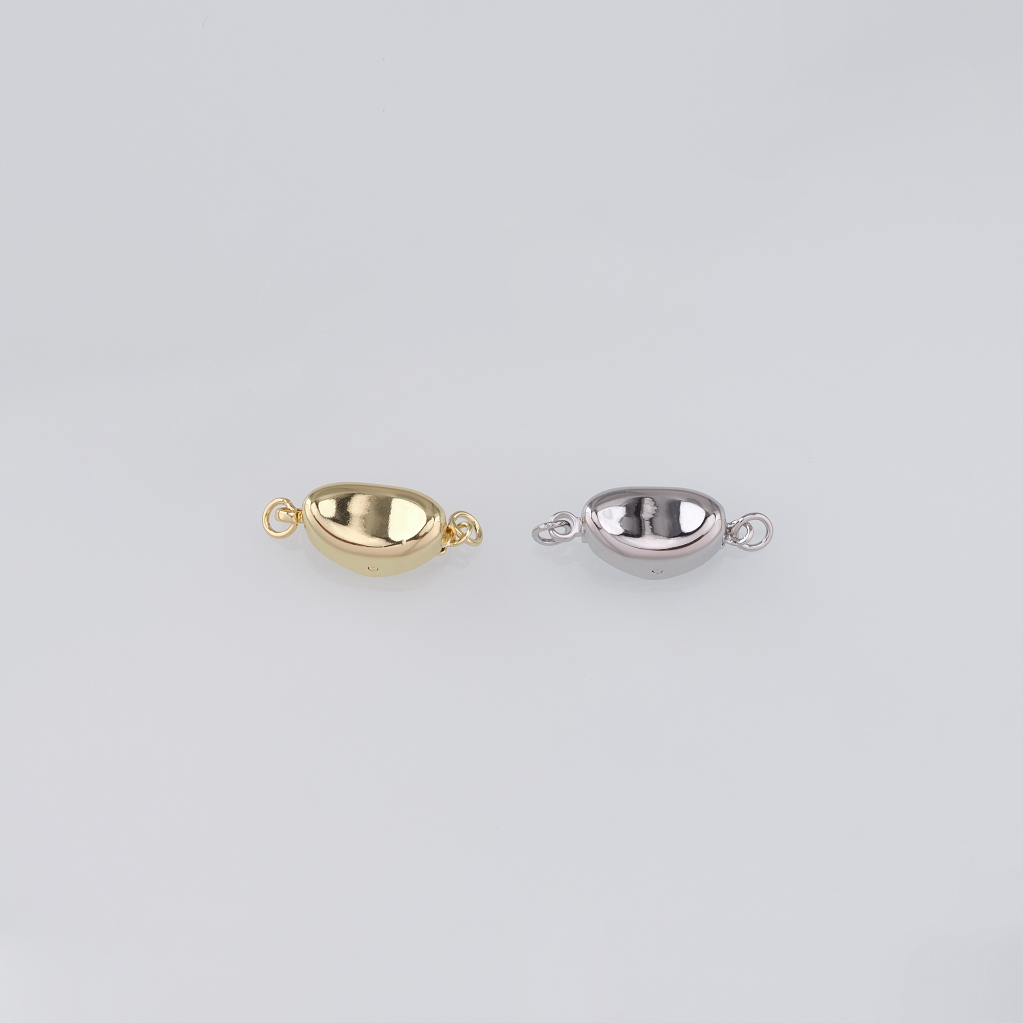 18K Gold Filled End Clasp,Hook Clasps,Connector End Cap Clasp for DIY Jewelry Necklace Bracelet